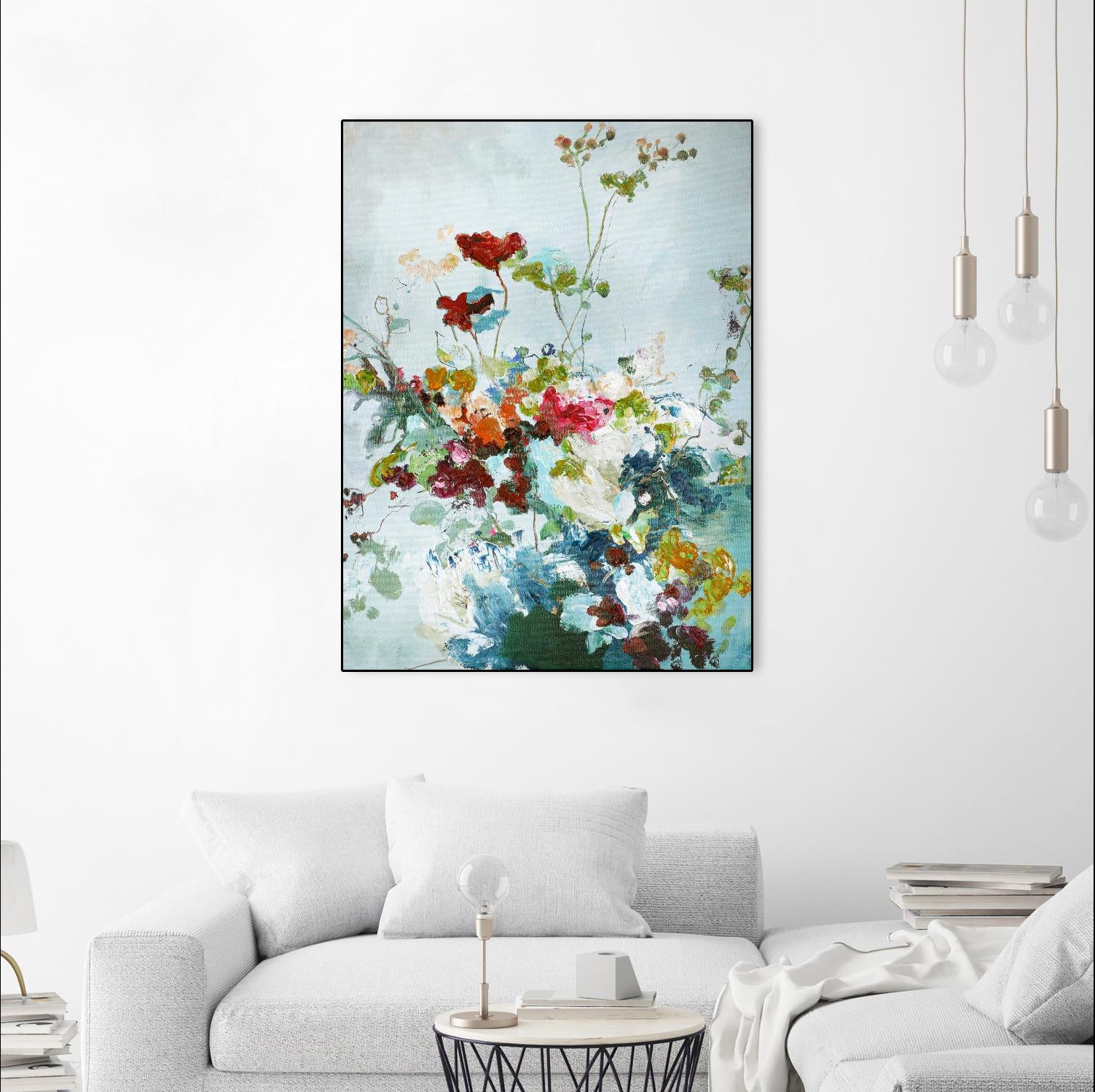 Abstract Floral 1 by Design Fabrikken on GIANT ART - multi floral/still life