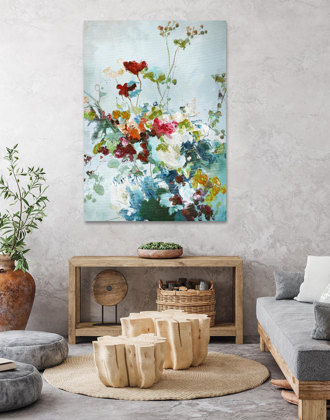 Abstract Floral 1 by Design Fabrikken on GIANT ART - multi floral/still life