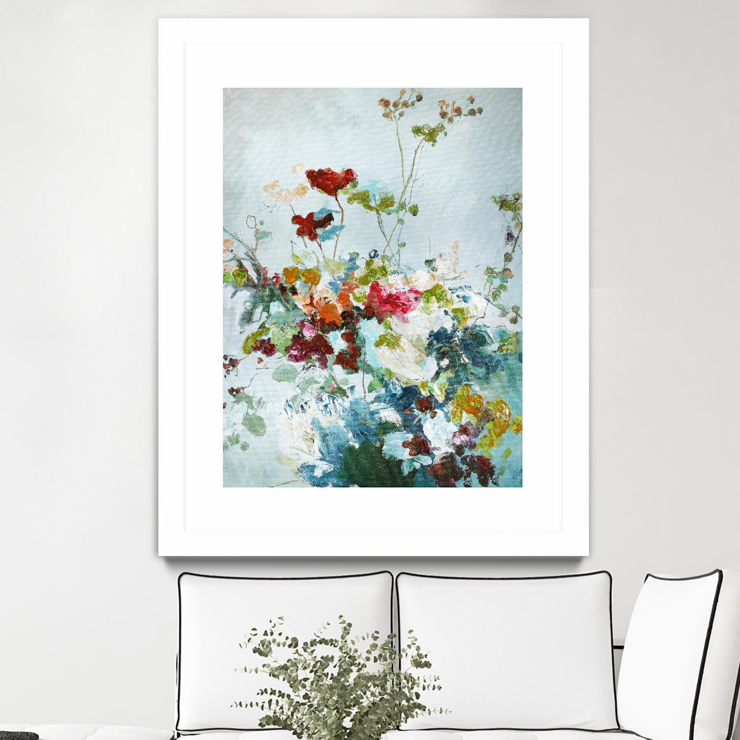 Abstract Floral 1 by Design Fabrikken on GIANT ART - multi floral/still life