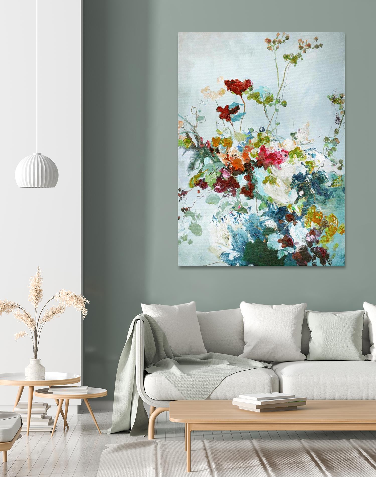 Abstract Floral 1 by Design Fabrikken on GIANT ART - multi floral/still life
