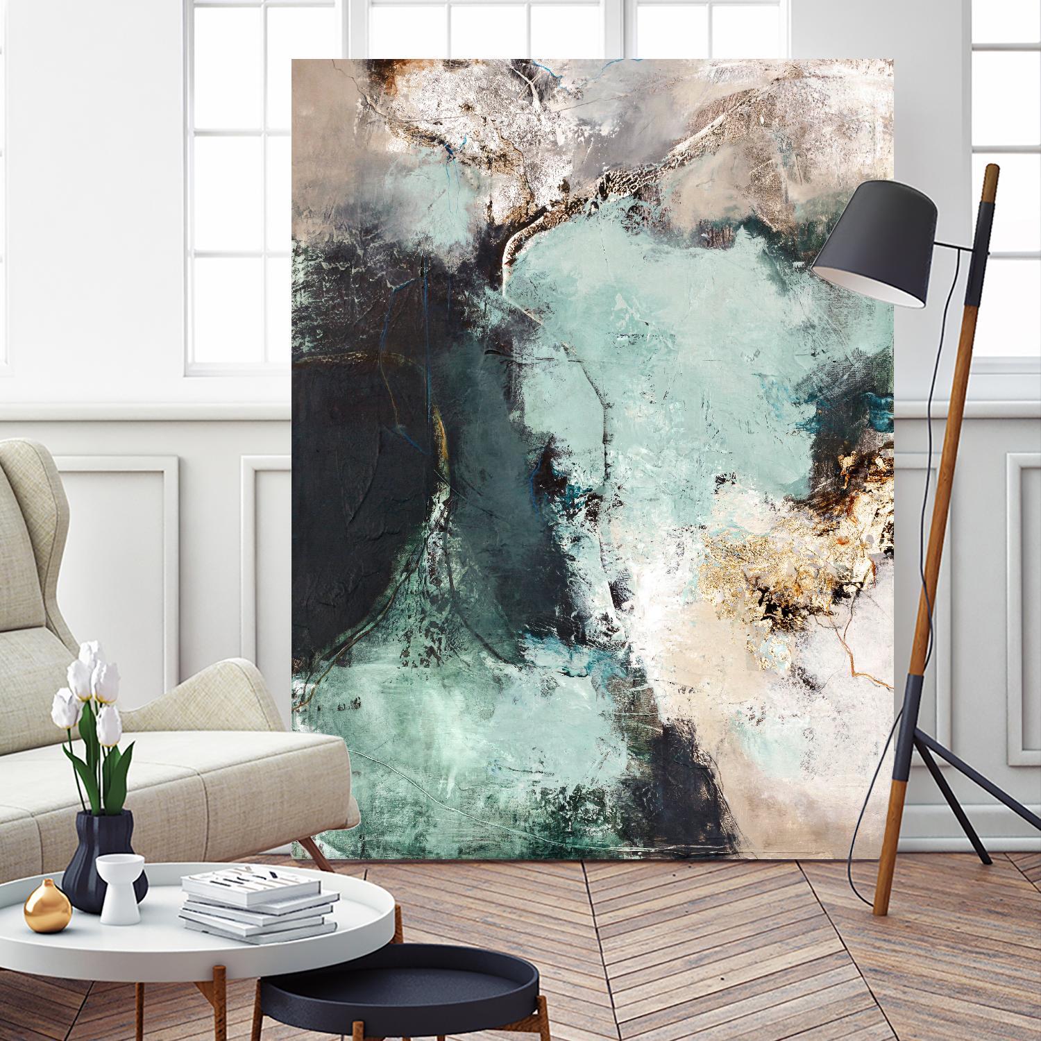 Great Green by Design Fabrikken on GIANT ART - multi abstracts