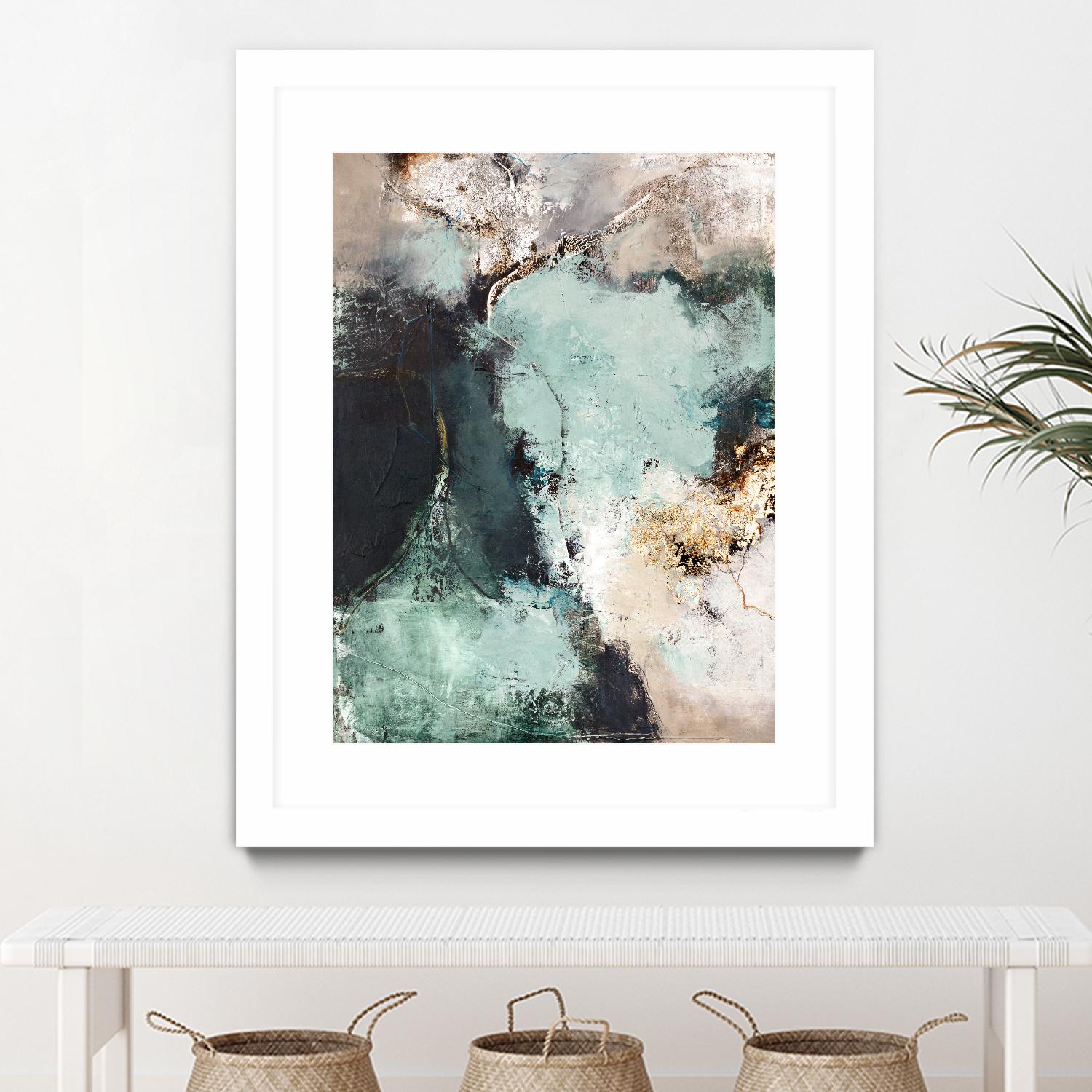 Great Green by Design Fabrikken on GIANT ART - orange abstracts