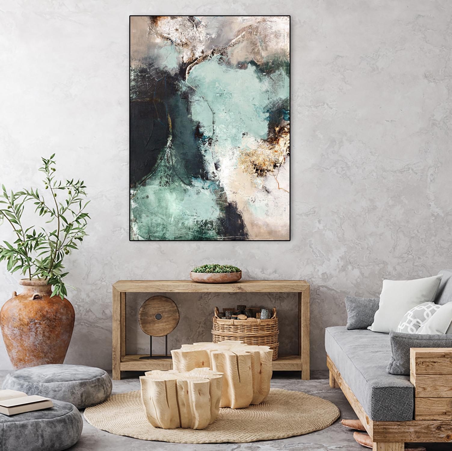 Great Green by Design Fabrikken on GIANT ART - multi abstracts