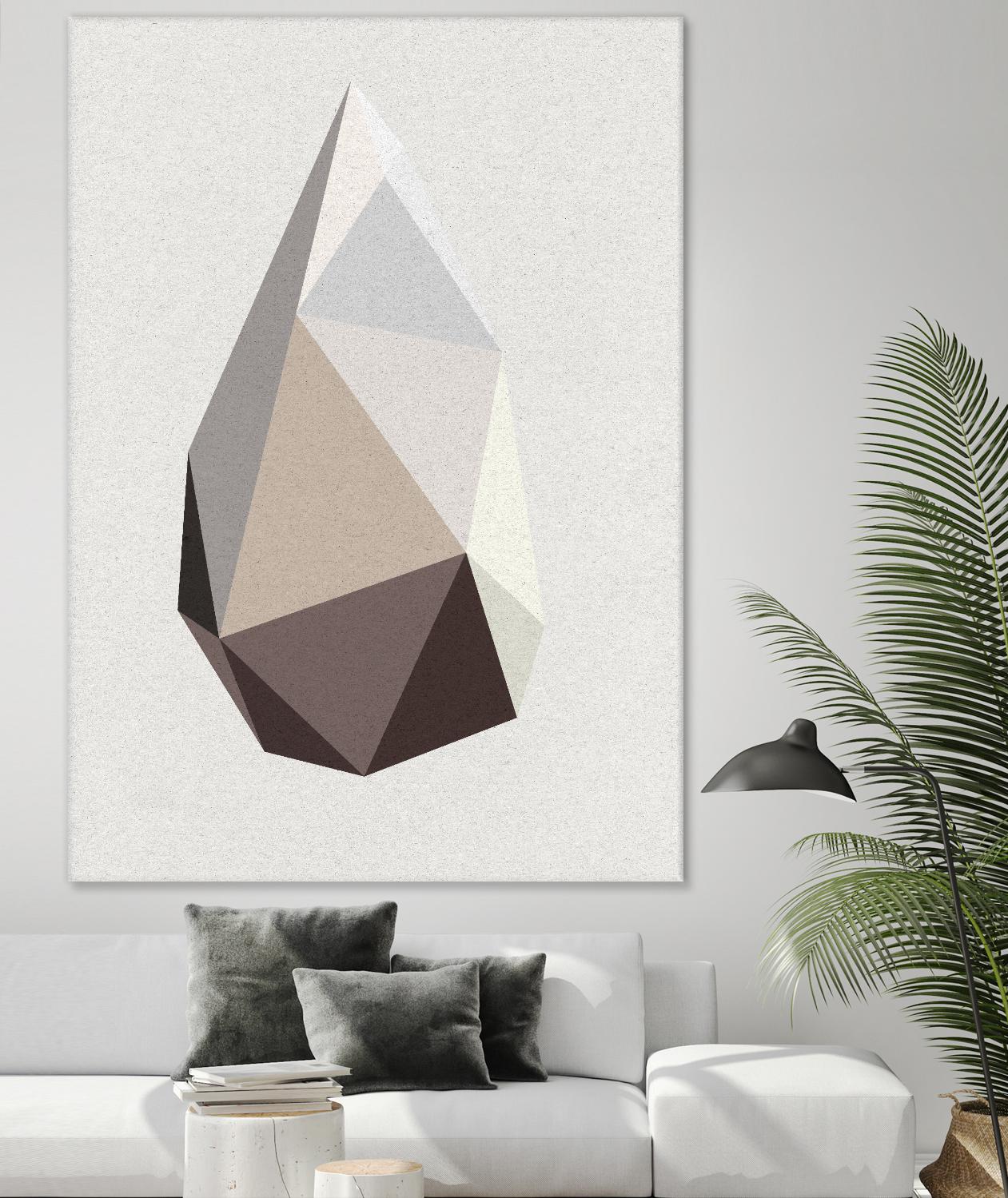 Rock 1 by Design Fabrikken on GIANT ART - brown abstracts, contemporary