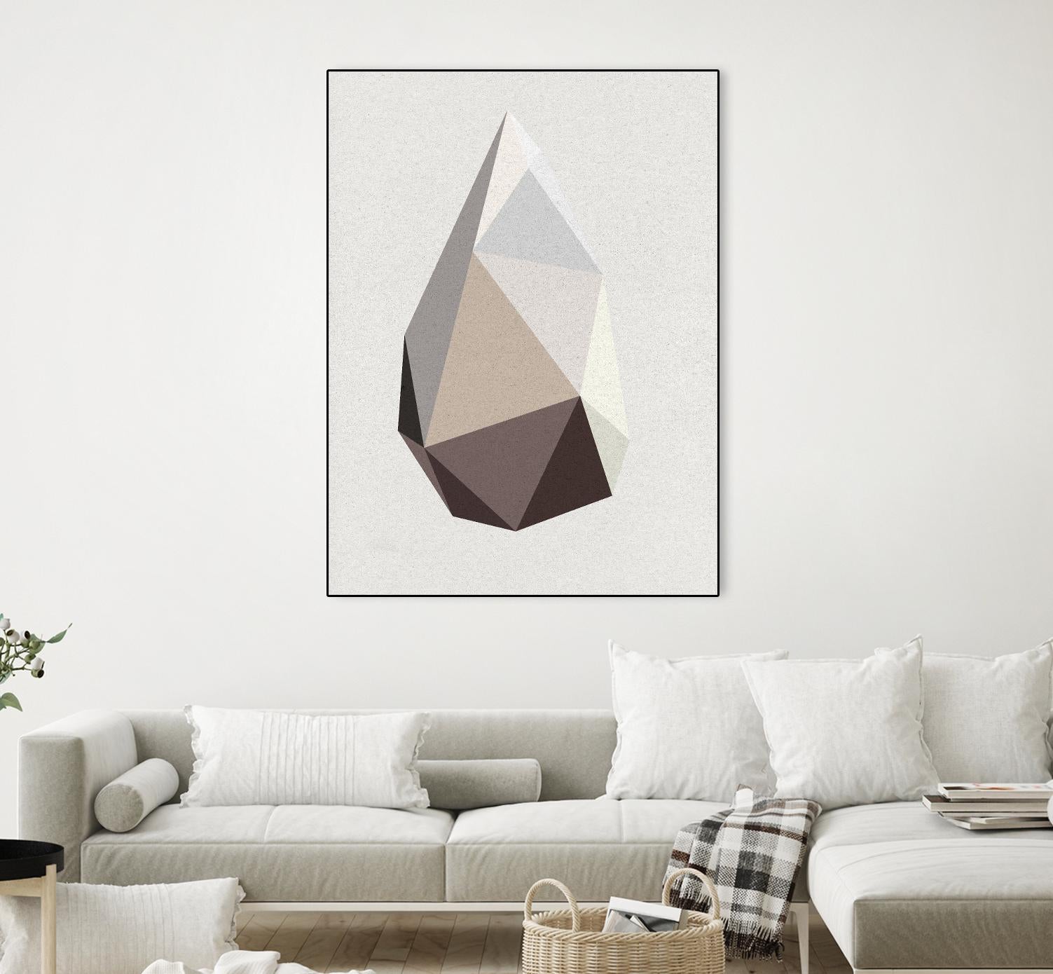 Rock 1 by Design Fabrikken on GIANT ART - brown abstracts, contemporary
