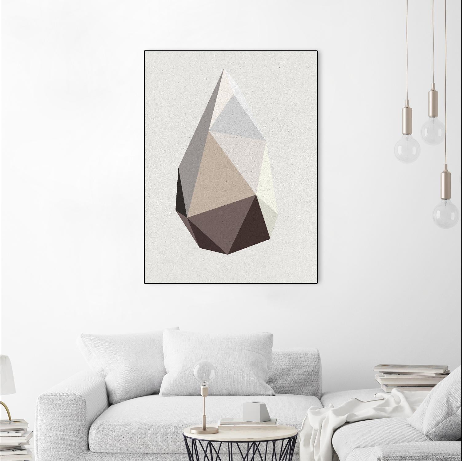 Rock 1 by Design Fabrikken on GIANT ART - brown abstracts, contemporary