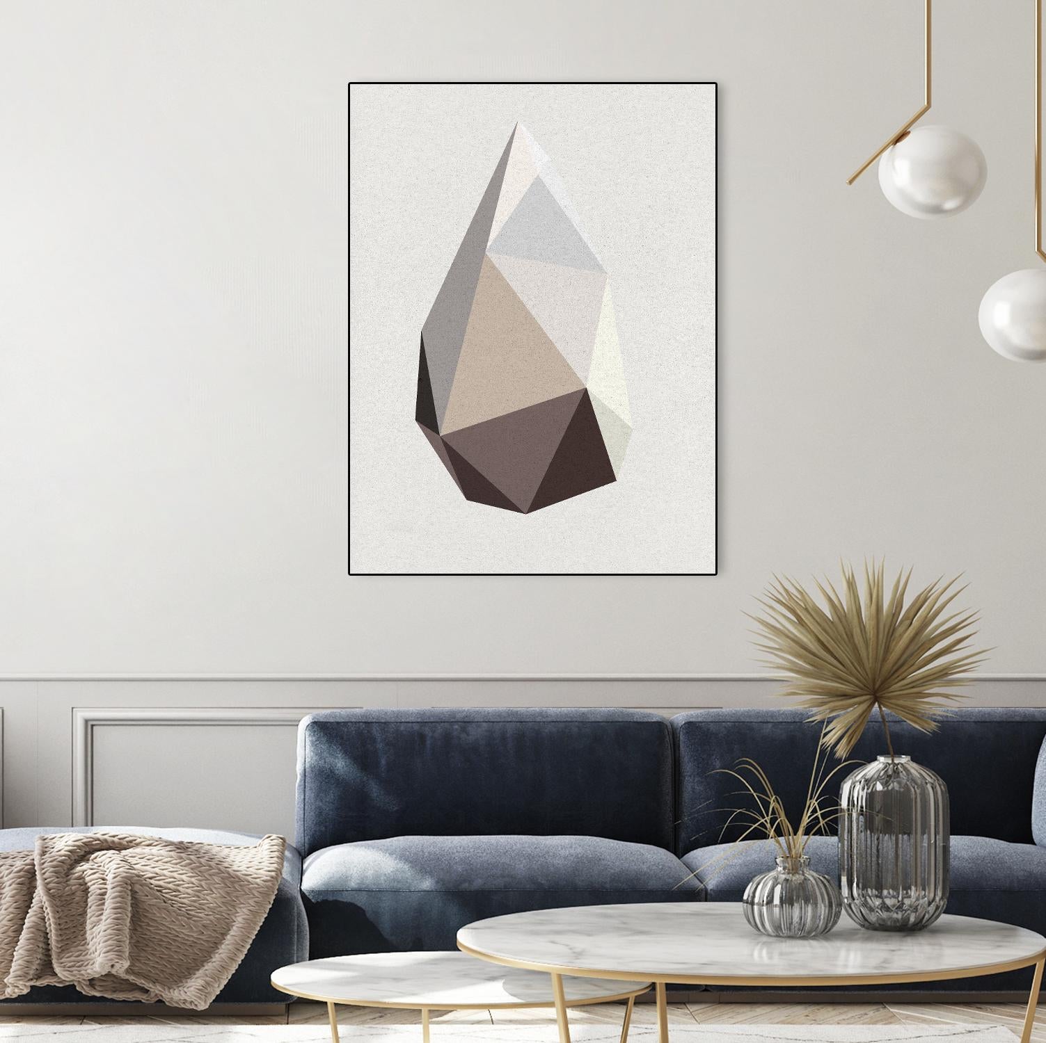 Rock 1 by Design Fabrikken on GIANT ART - brown abstracts, contemporary