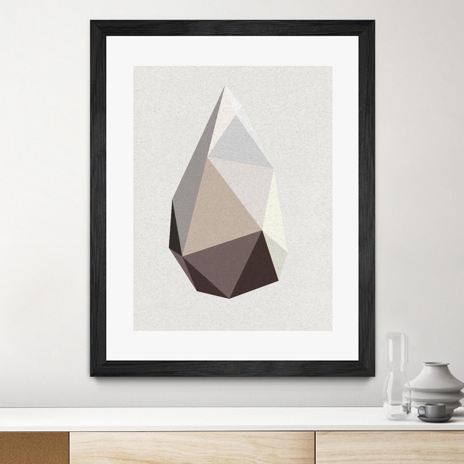 Rock 1 by Design Fabrikken on GIANT ART - brown abstracts, contemporary