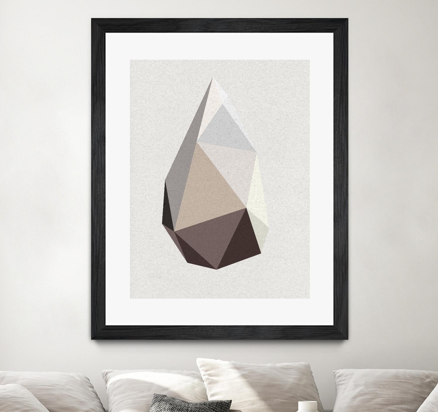 Rock 1 by Design Fabrikken on GIANT ART - brown abstracts, contemporary