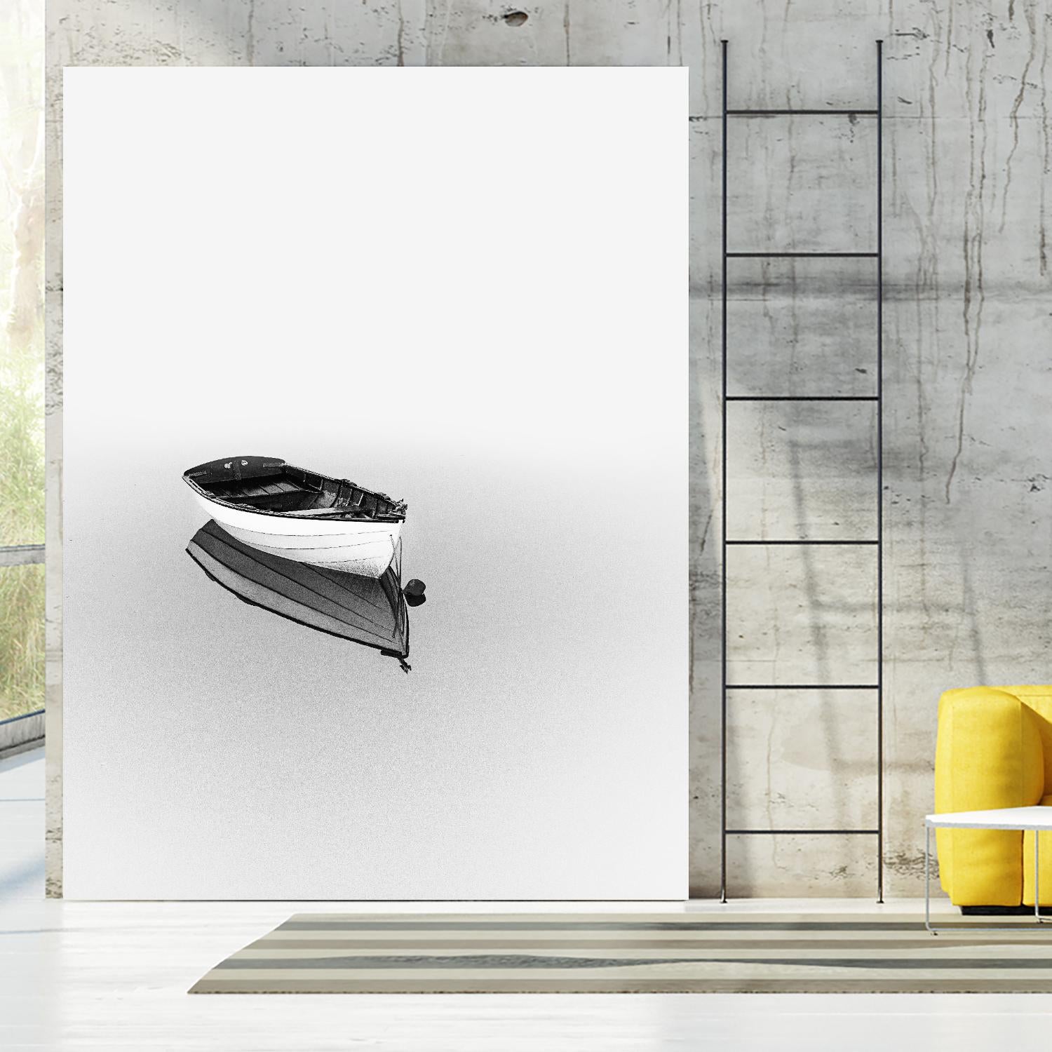 Solemn by Design Fabrikken on GIANT ART - black,white coastal, landscapes, photography, boats, waterways