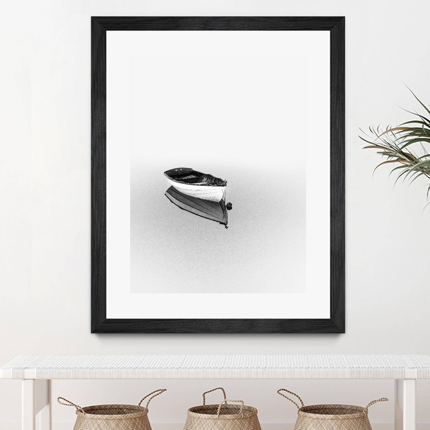 Solemn by Design Fabrikken on GIANT ART - black,white coastal, landscapes, photography, boats, waterways