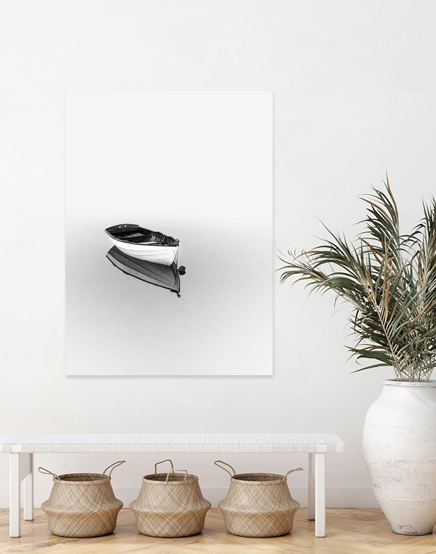 Solemn by Design Fabrikken on GIANT ART - black,white coastal, landscapes, photography, boats, waterways