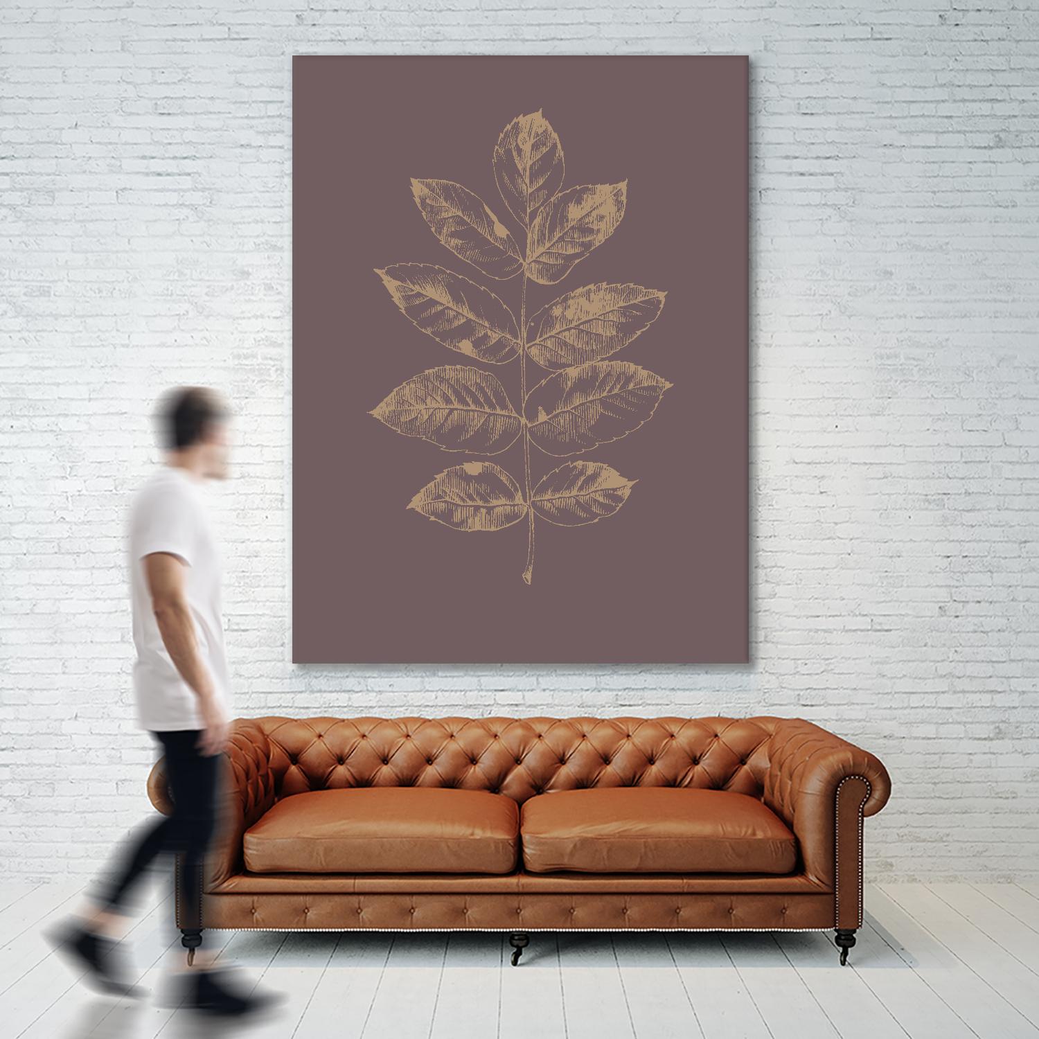 Botanica 2 by Design Fabrikken on GIANT ART - brown floral/still life, botanical, leaves, plants