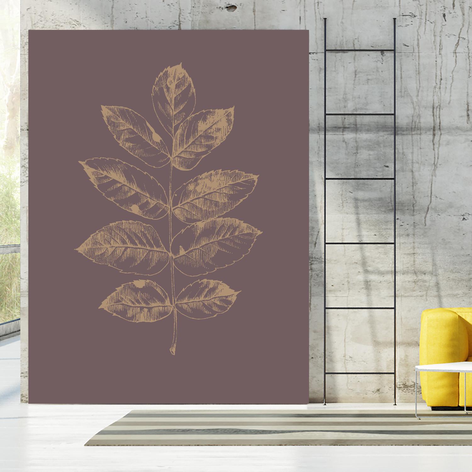 Botanica 2 by Design Fabrikken on GIANT ART - brown floral/still life, botanical, leaves, plants