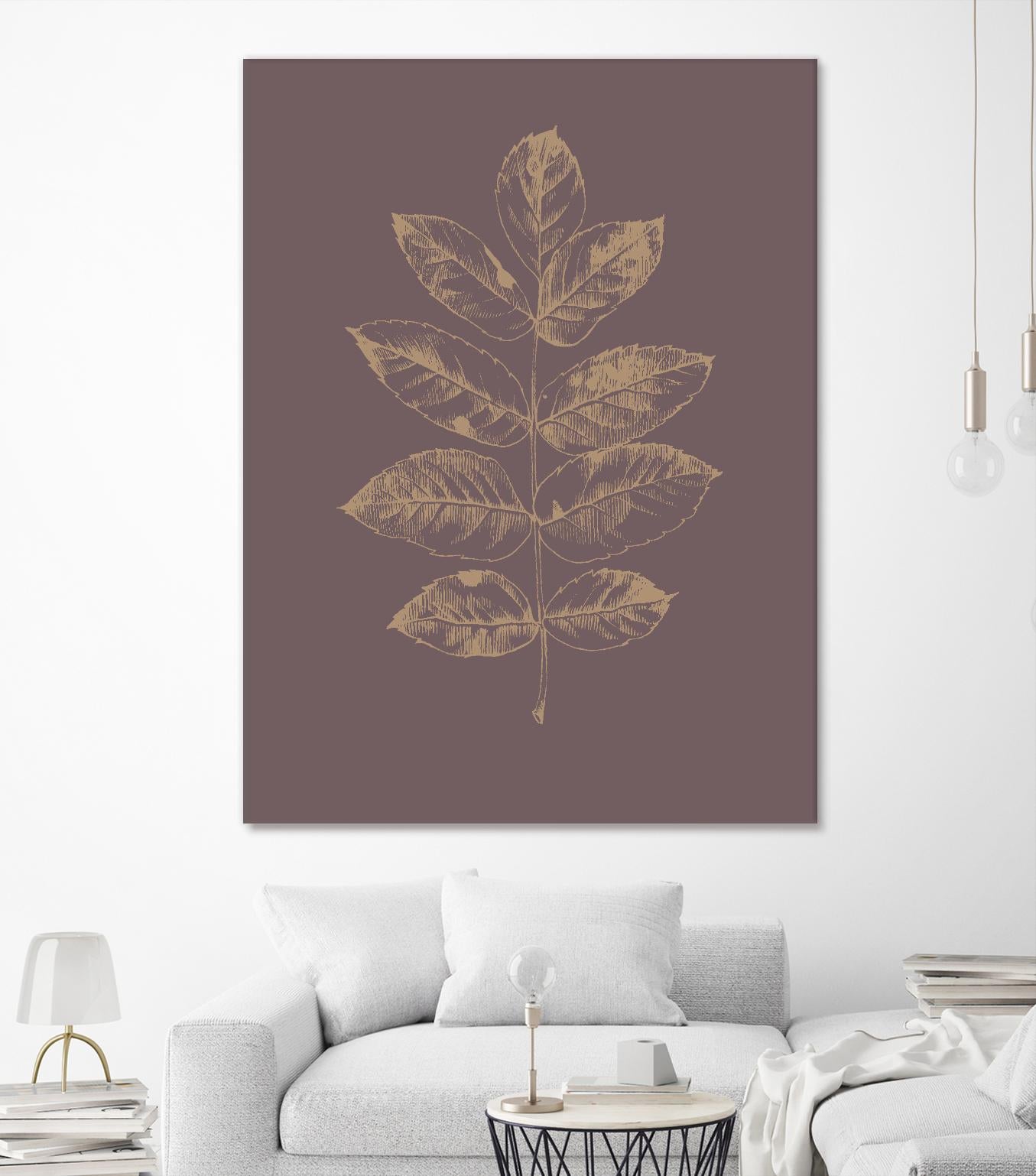 Botanica 2 by Design Fabrikken on GIANT ART - brown floral/still life, botanical, leaves, plants