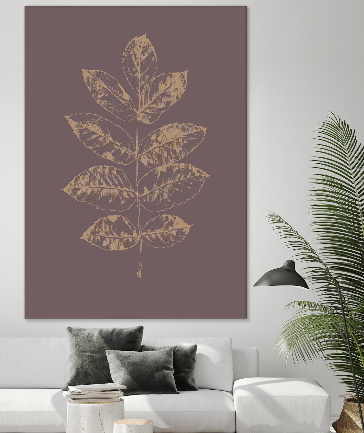 Botanica 2 by Design Fabrikken on GIANT ART - brown floral/still life, botanical, leaves, plants