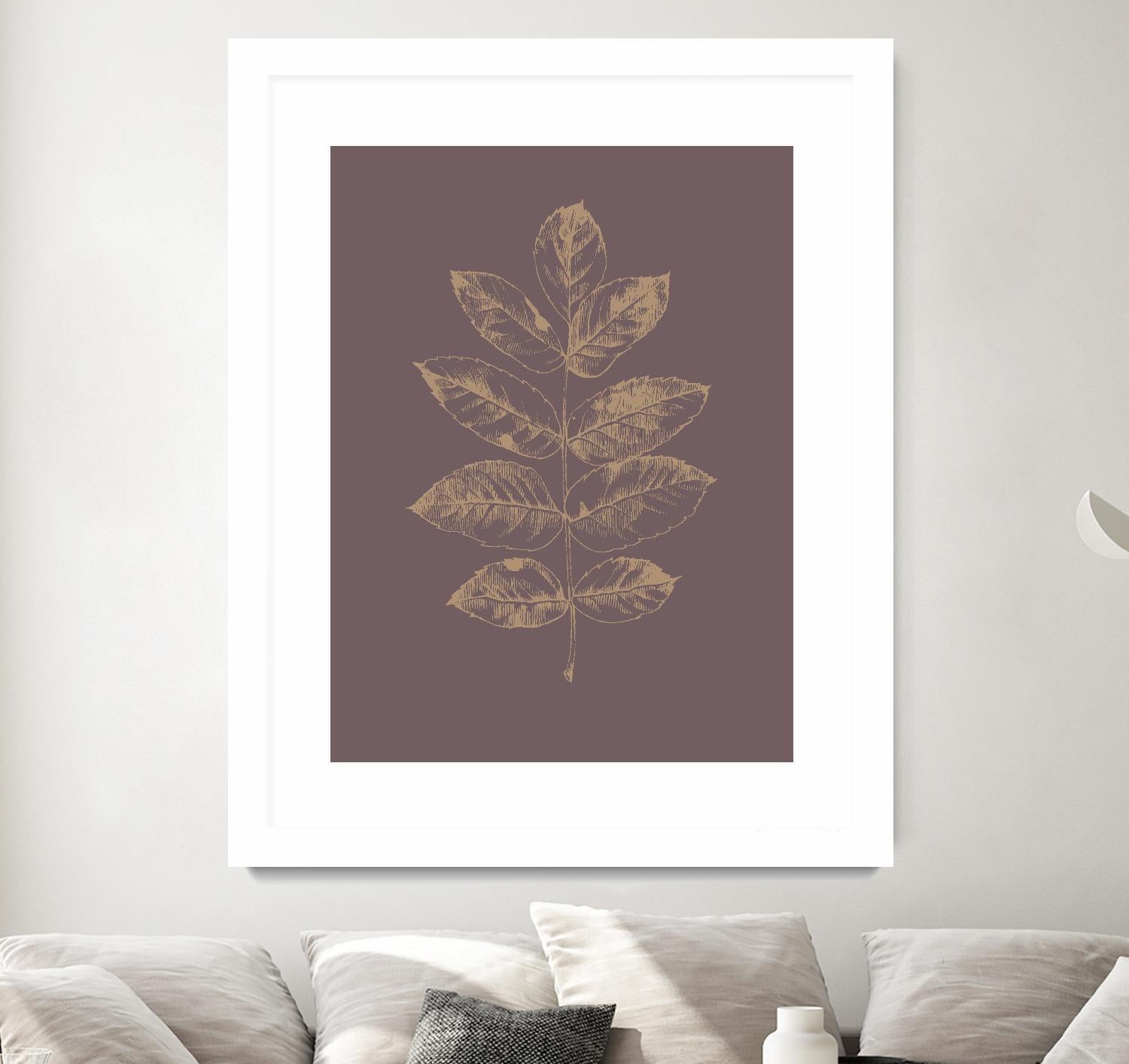 Botanica 2 by Design Fabrikken on GIANT ART - brown floral/still life, botanical, leaves, plants