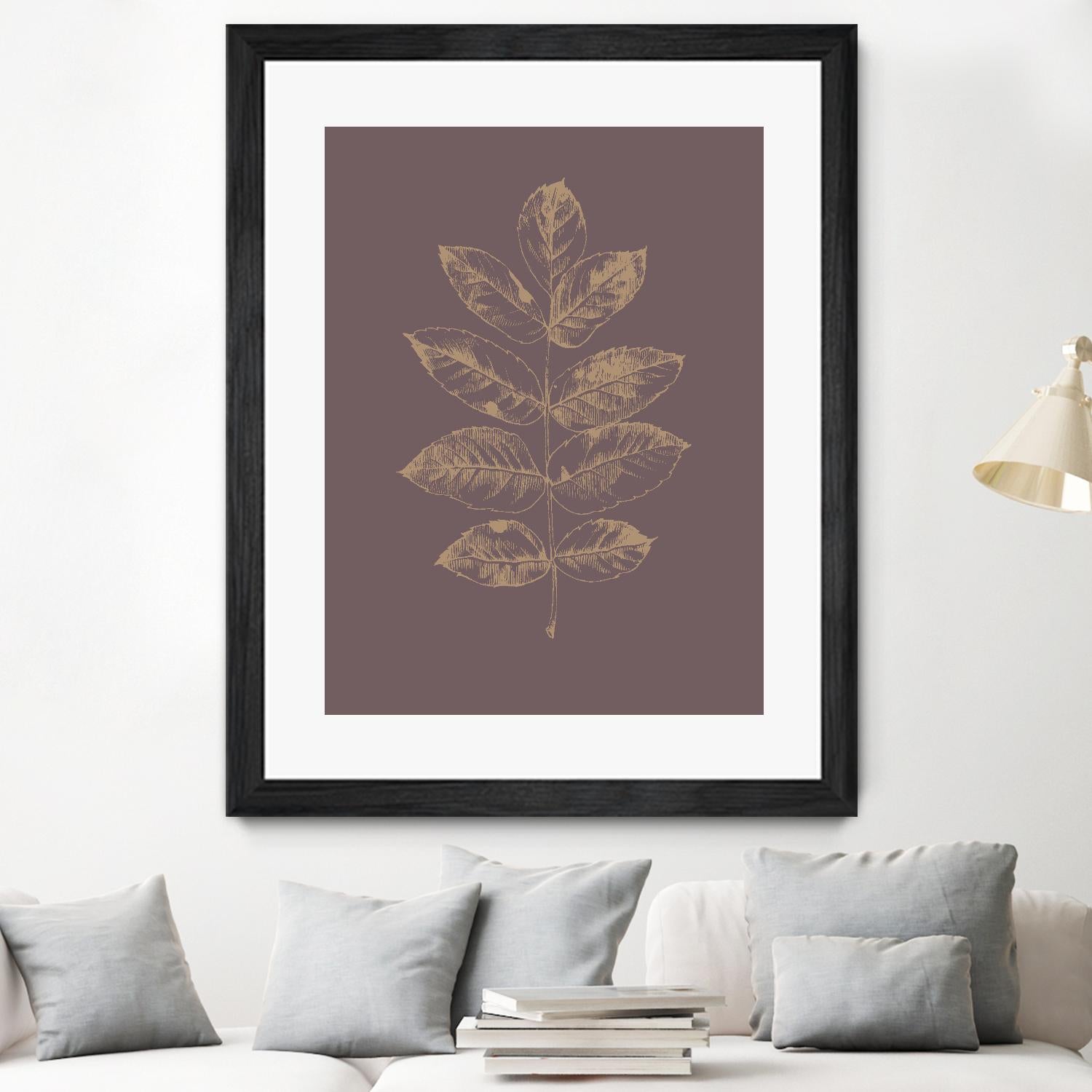 Botanica 2 by Design Fabrikken on GIANT ART - brown floral/still life, botanical, leaves, plants