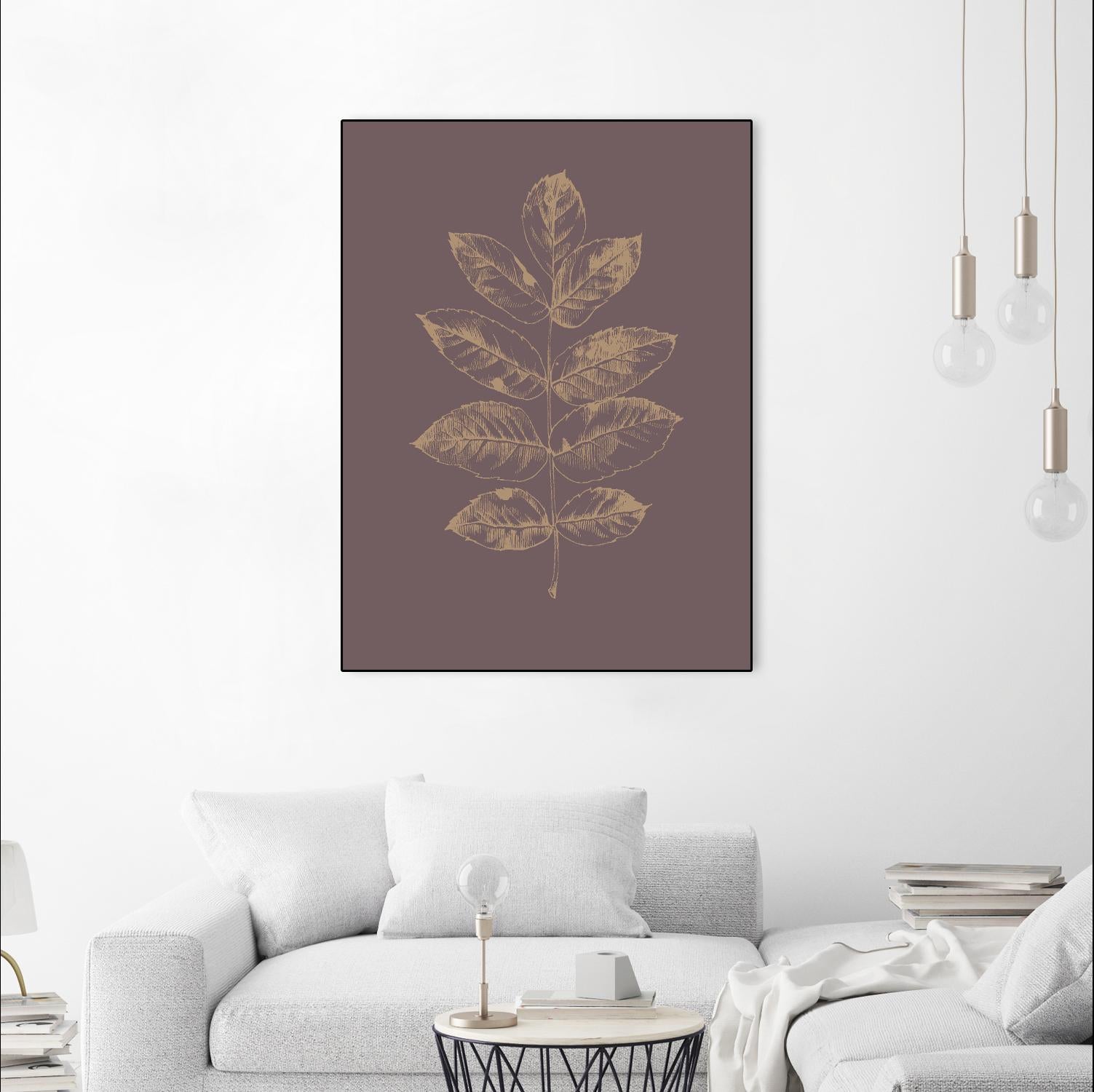 Botanica 2 by Design Fabrikken on GIANT ART - brown floral/still life, botanical, leaves, plants