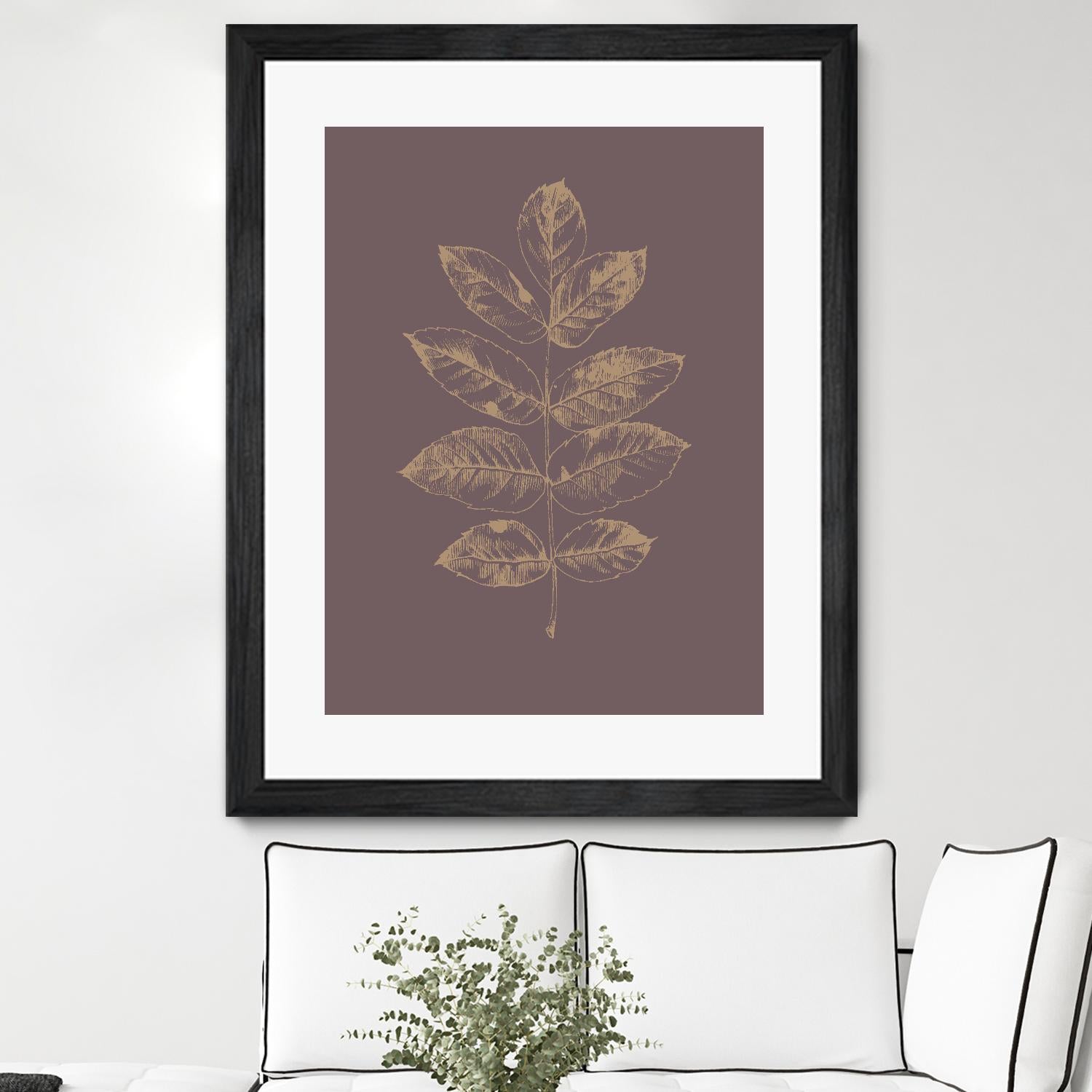 Botanica 2 by Design Fabrikken on GIANT ART - brown floral/still life, botanical, leaves, plants