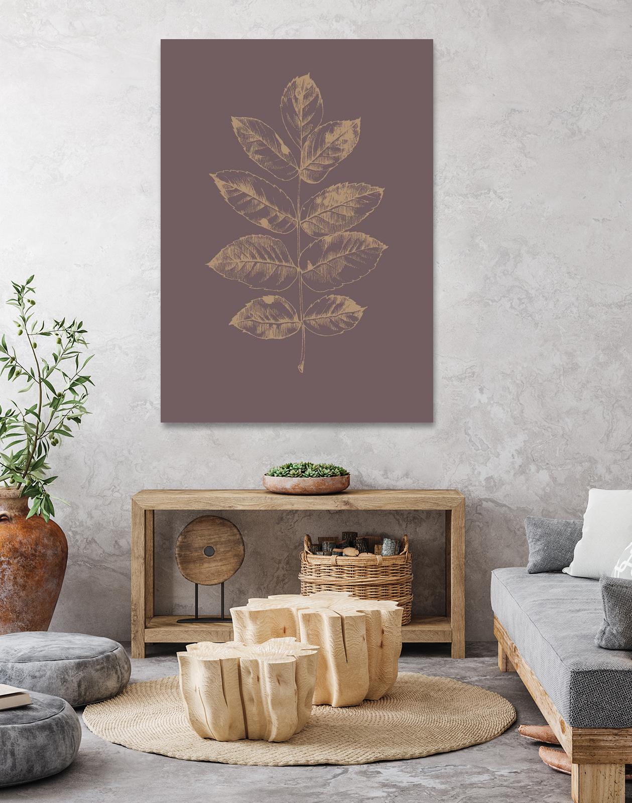 Botanica 2 by Design Fabrikken on GIANT ART - brown floral/still life, botanical, leaves, plants
