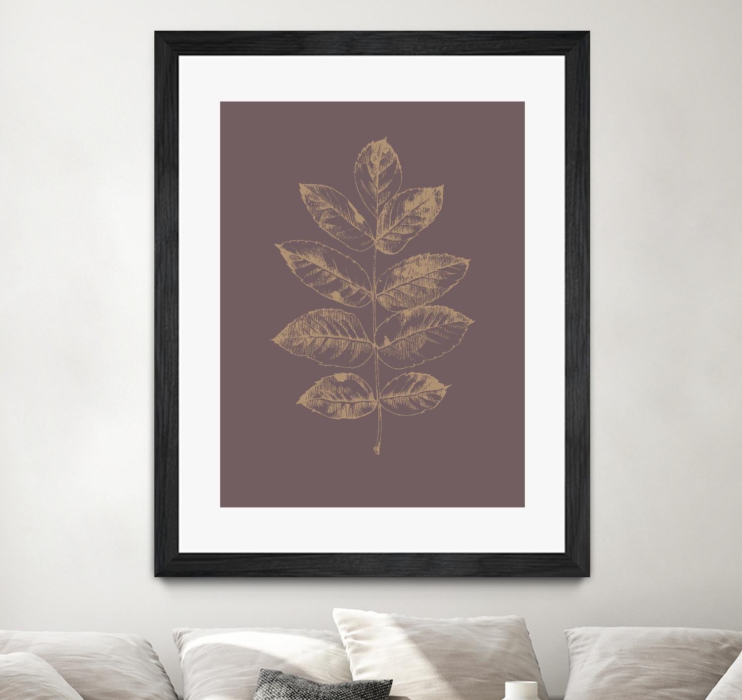 Botanica 2 by Design Fabrikken on GIANT ART - brown floral/still life, botanical, leaves, plants