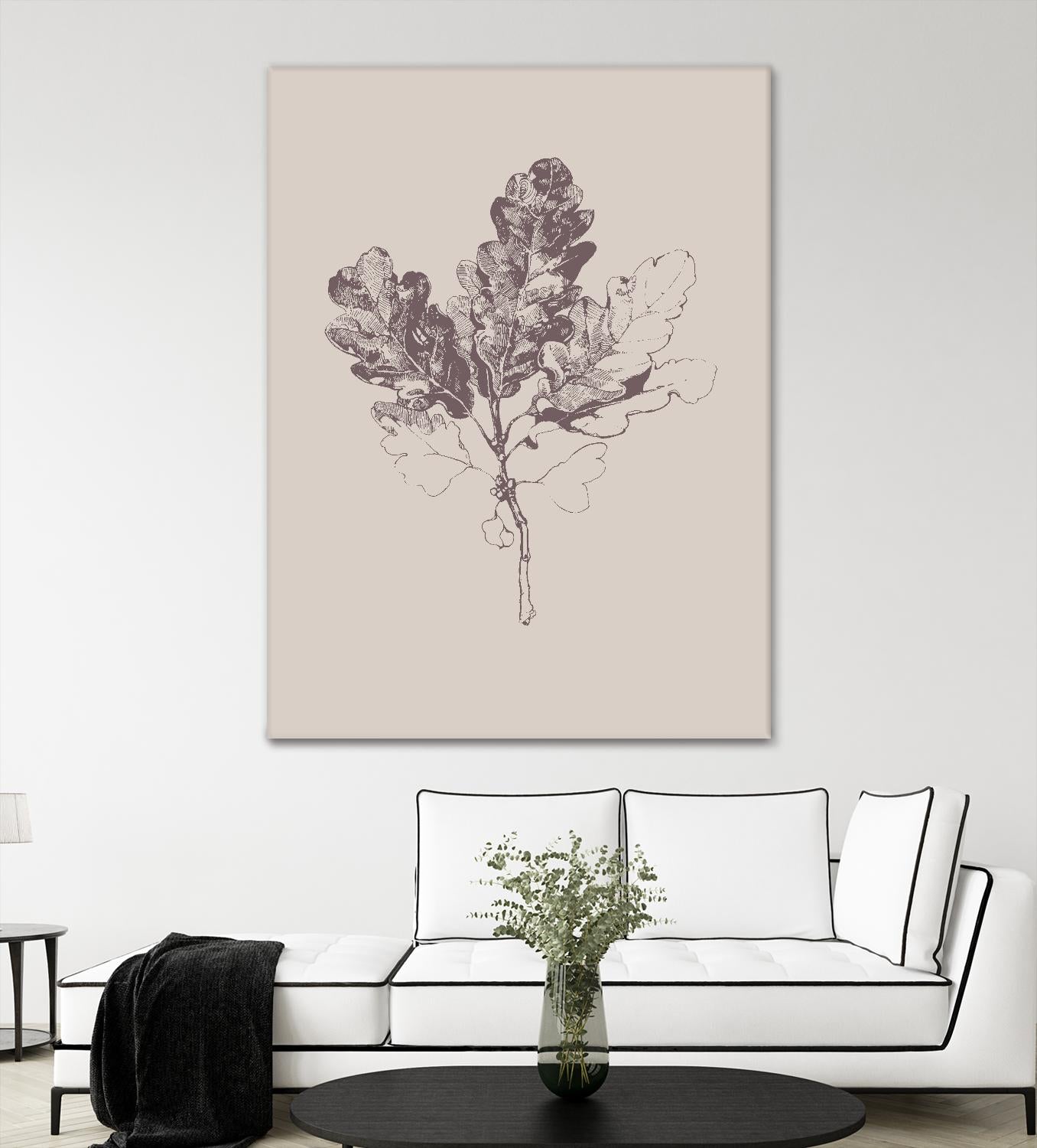 Botanica 3 by Design Fabrikken on GIANT ART - pink floral/still life, botanical, leaves