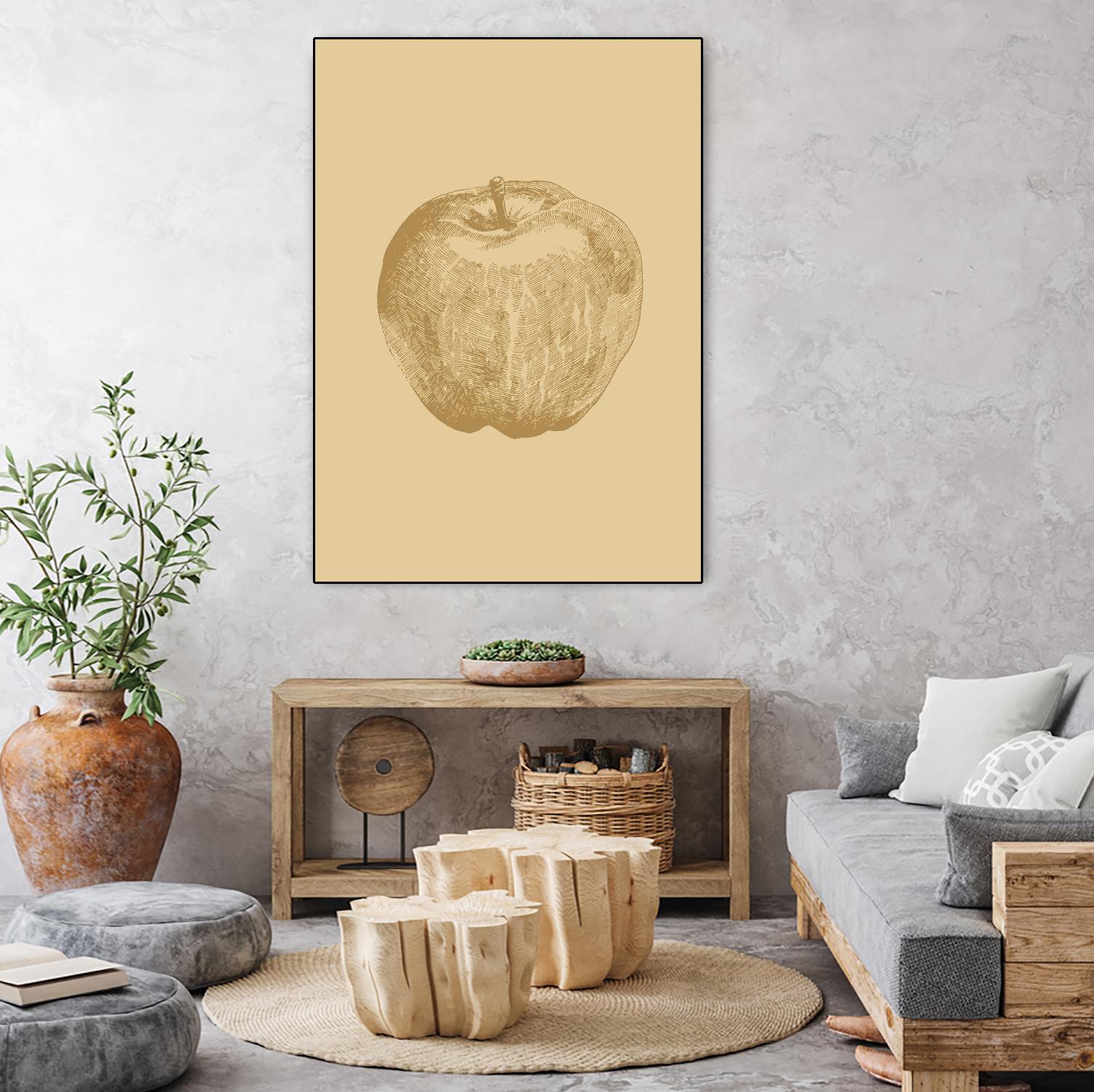 Botanica 4 by Design Fabrikken on GIANT ART - yellow floral/still life, botanical, fruit