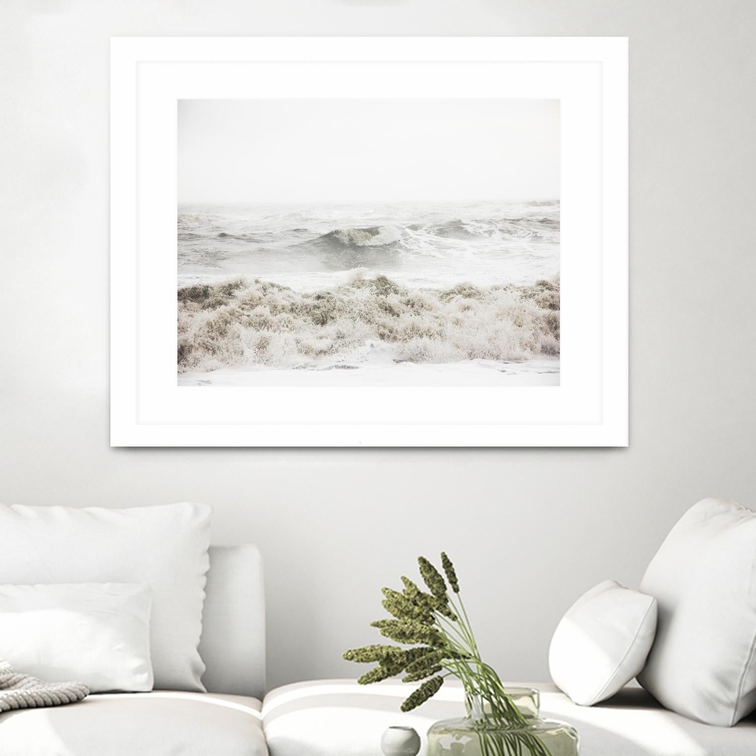 Breaking Waves by Design Fabrikken on GIANT ART - white coastal, landscapes, photography, ocean, waves