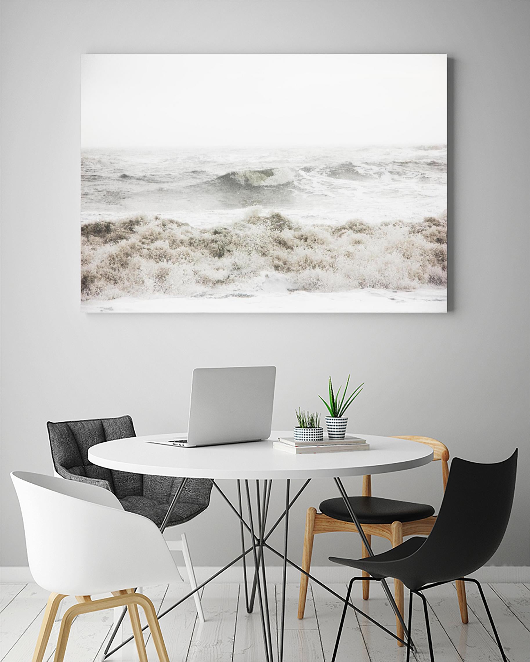 Breaking Waves by Design Fabrikken on GIANT ART - white coastal, landscapes, photography, ocean, waves