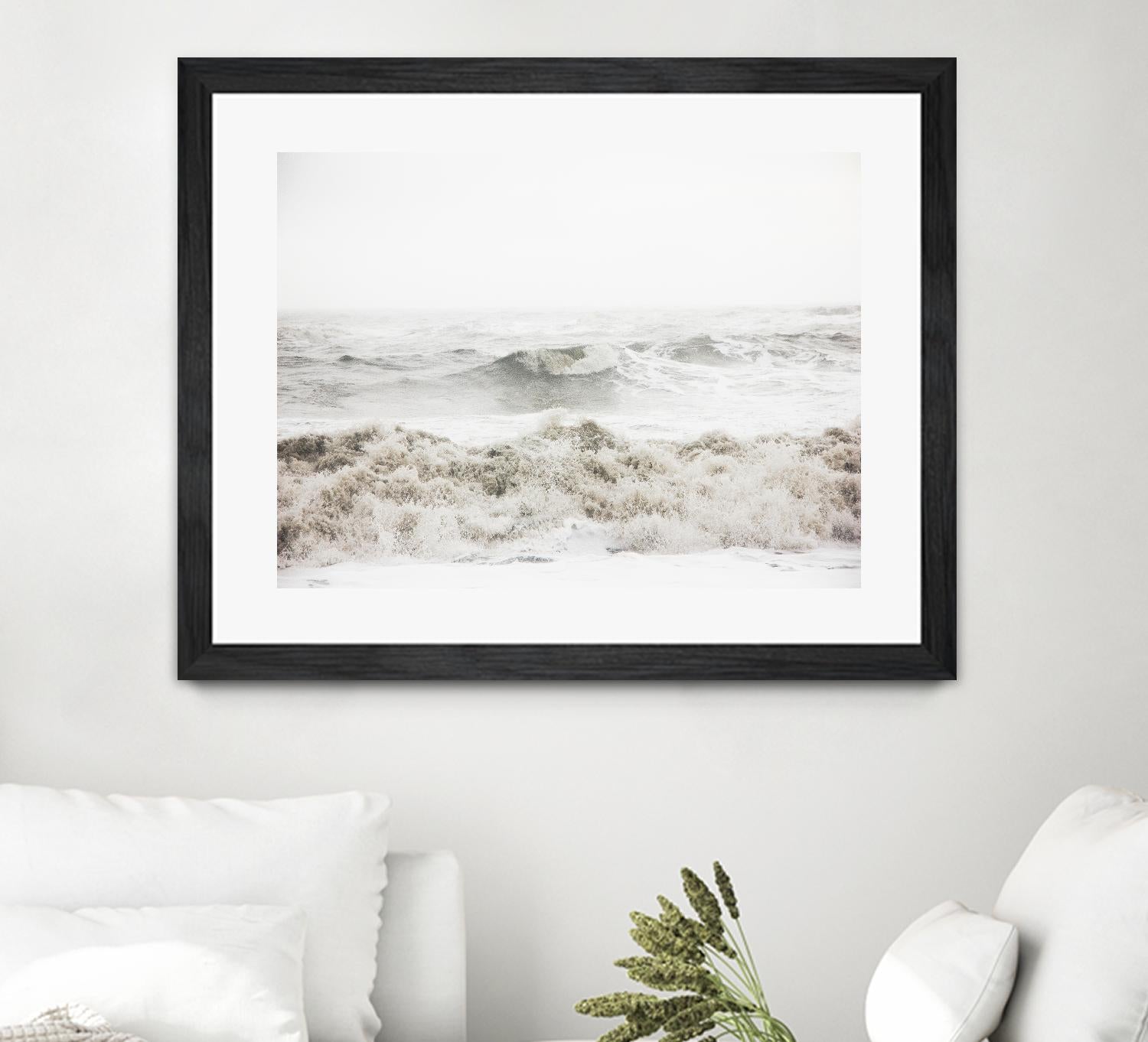 Breaking Waves by Design Fabrikken on GIANT ART - white coastal, landscapes, photography, ocean, waves