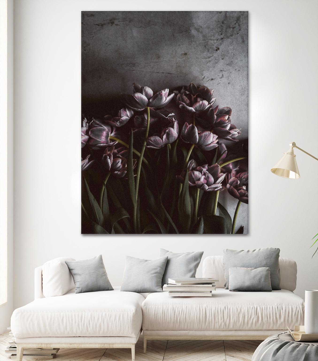 Dark Tulips by Design Fabrikken on GIANT ART - multi floral/still life, photography, flowers, tulips