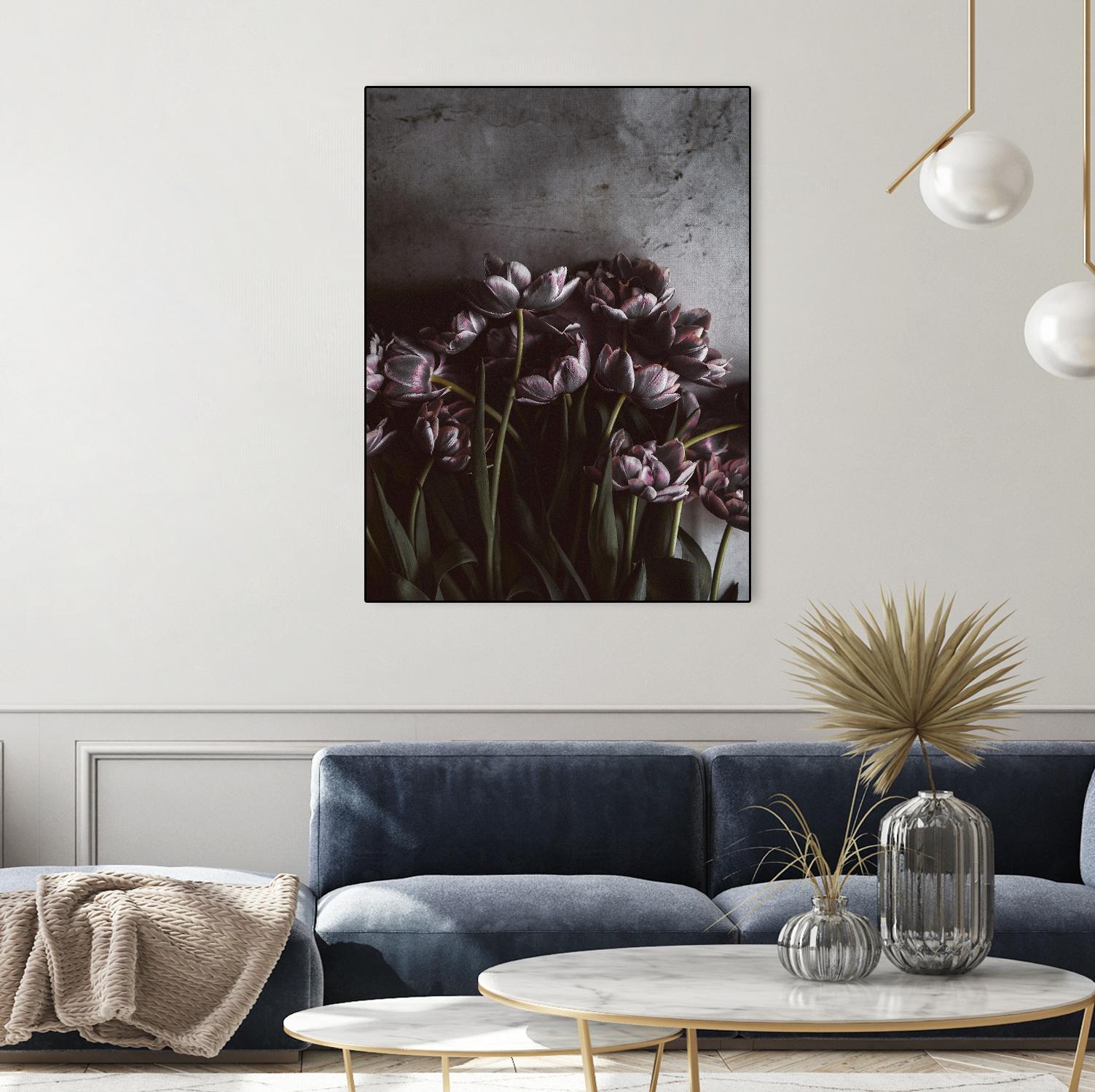 Dark Tulips by Design Fabrikken on GIANT ART - multi floral/still life, photography, flowers, tulips
