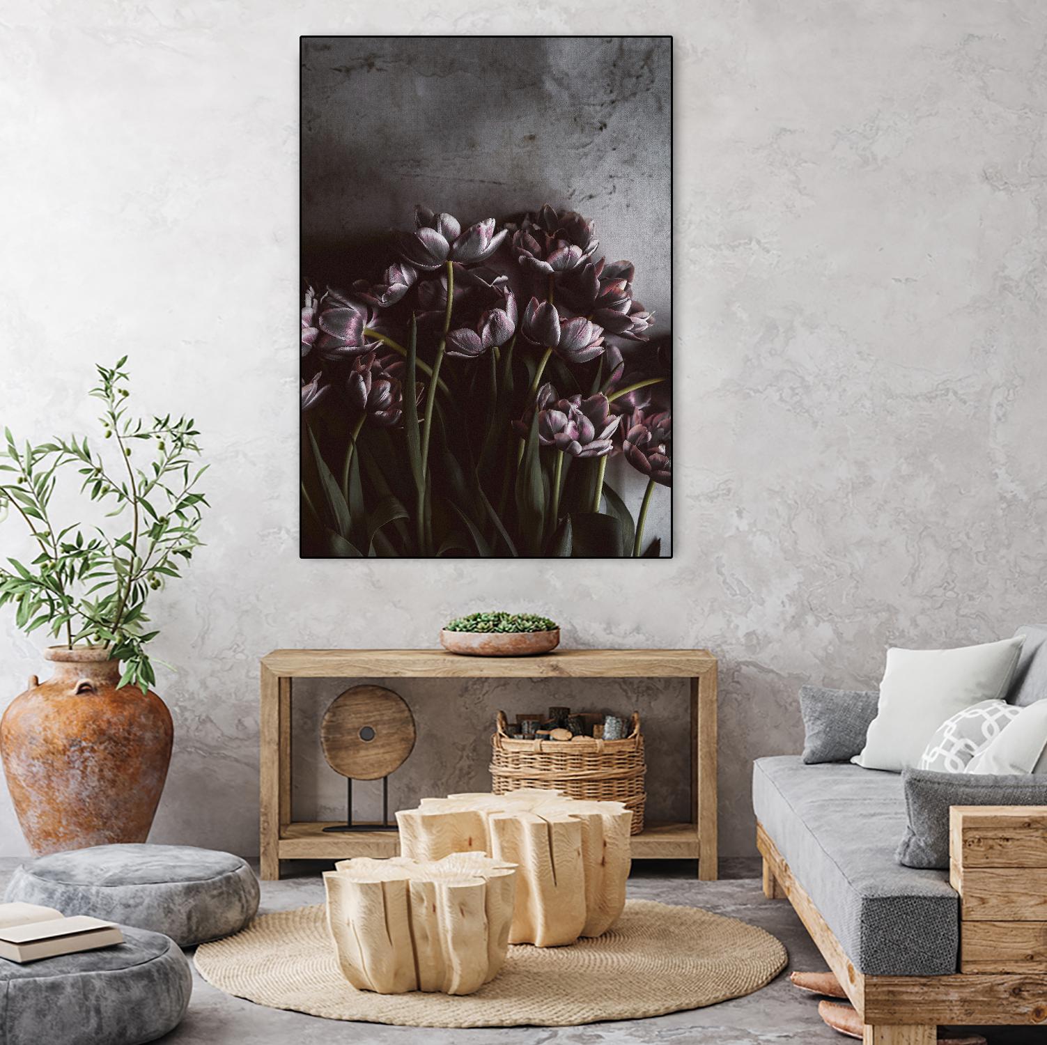 Dark Tulips by Design Fabrikken on GIANT ART - multi floral/still life, photography, flowers, tulips