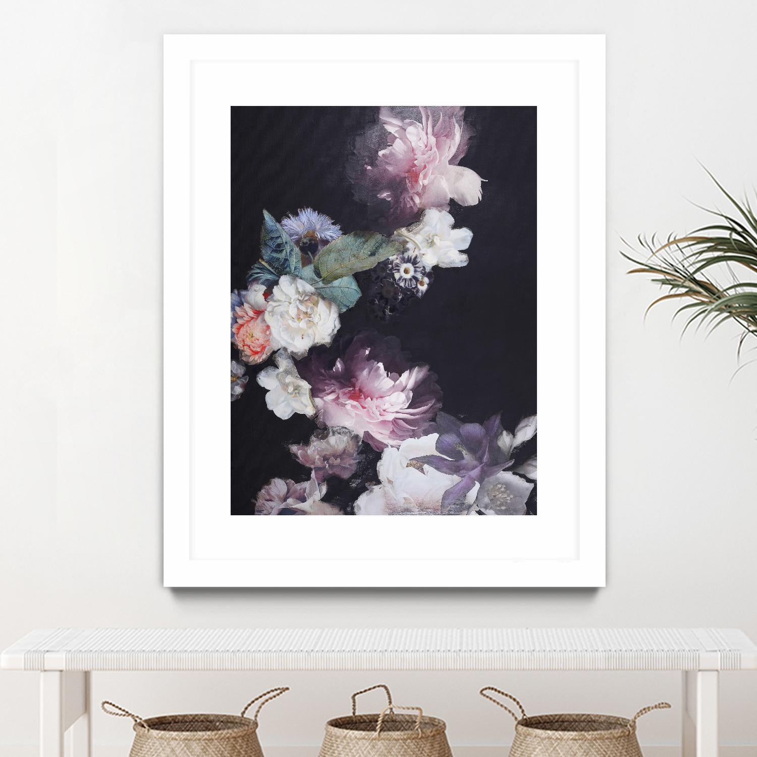 Purple Blossom 1 by Design Fabrikken on GIANT ART - pink flowers flowers