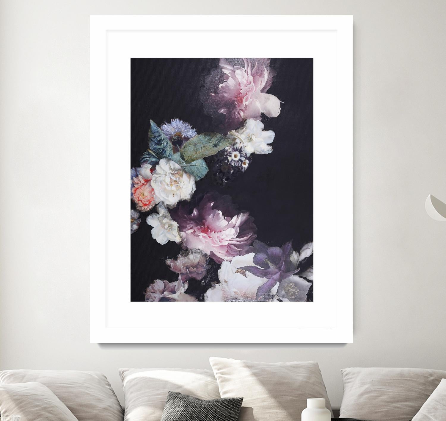 Purple Blossom 1 by Design Fabrikken on GIANT ART - pink flowers flowers