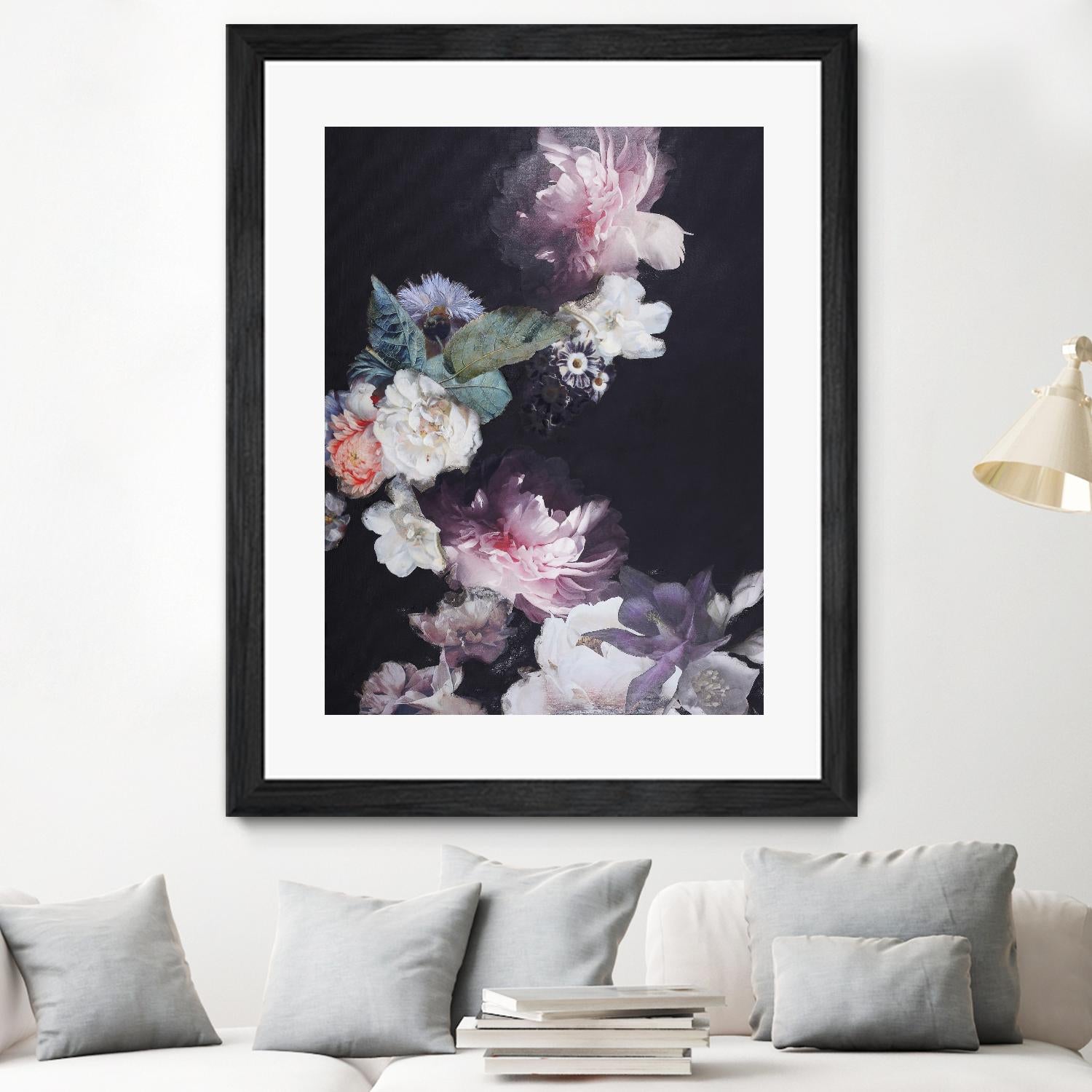 Purple Blossom 1 by Design Fabrikken on GIANT ART - pink flowers flowers