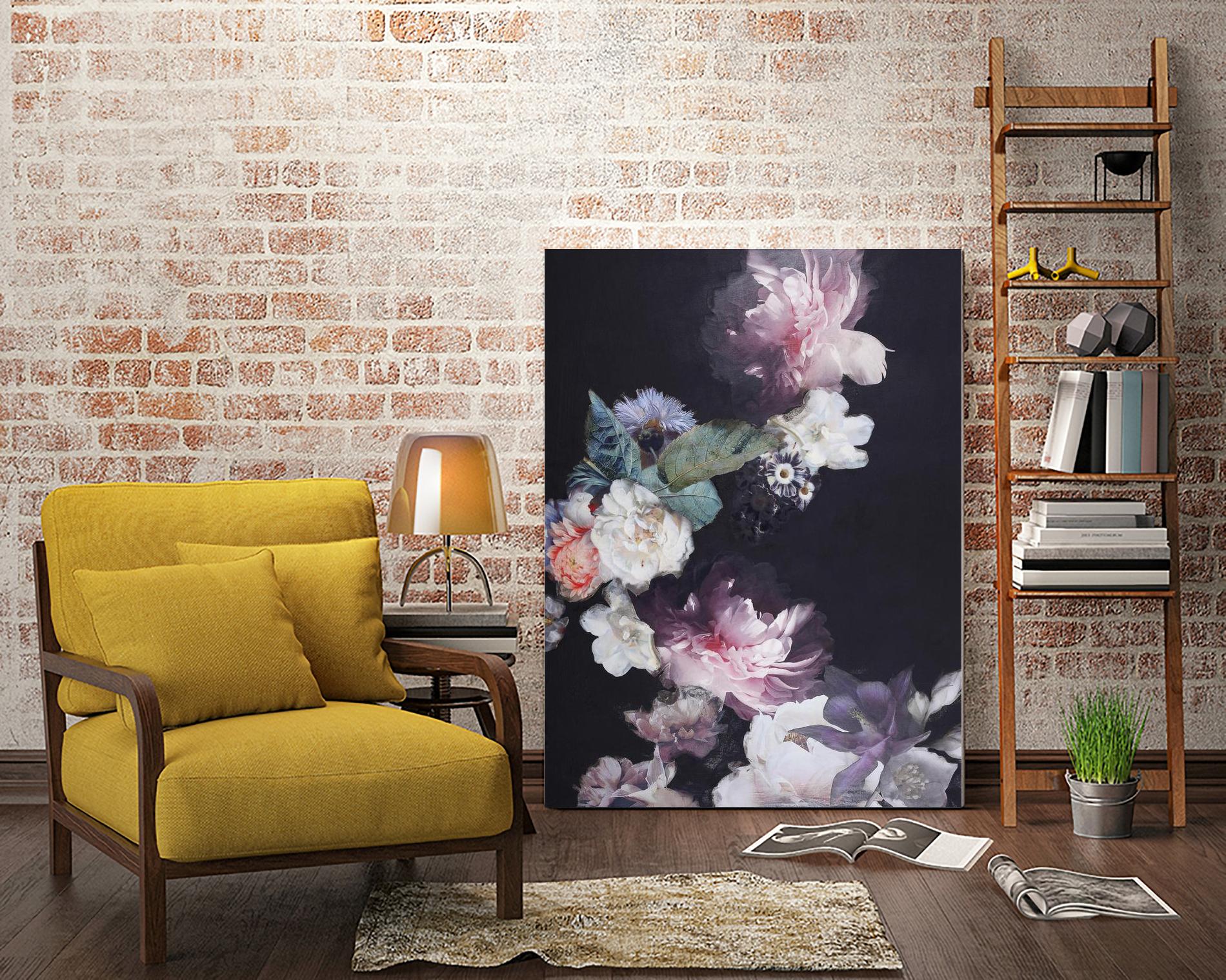 Purple Blossom 1 by Design Fabrikken on GIANT ART - pink flowers flowers