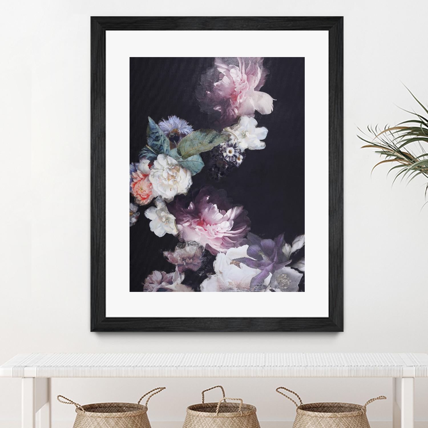 Purple Blossom 1 by Design Fabrikken on GIANT ART - pink flowers flowers