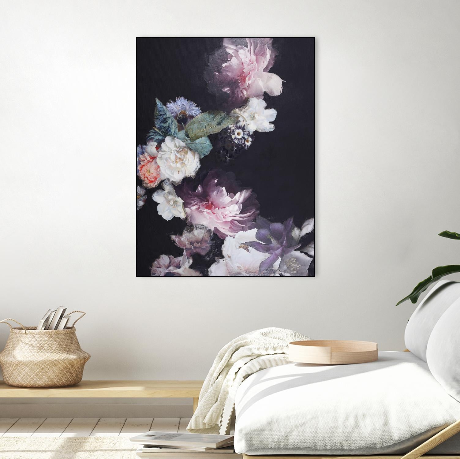 Purple Blossom 1 by Design Fabrikken on GIANT ART - pink flowers flowers