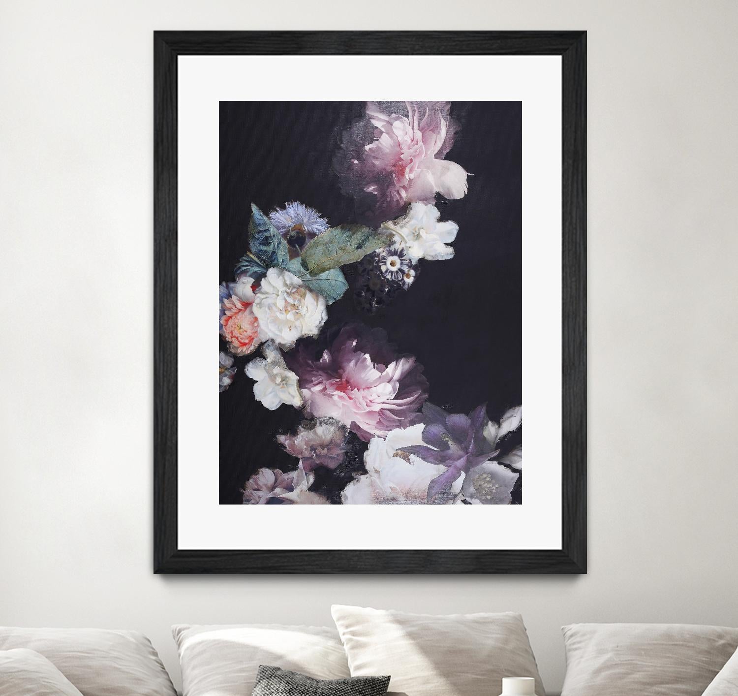 Purple Blossom 1 by Design Fabrikken on GIANT ART - pink flowers flowers