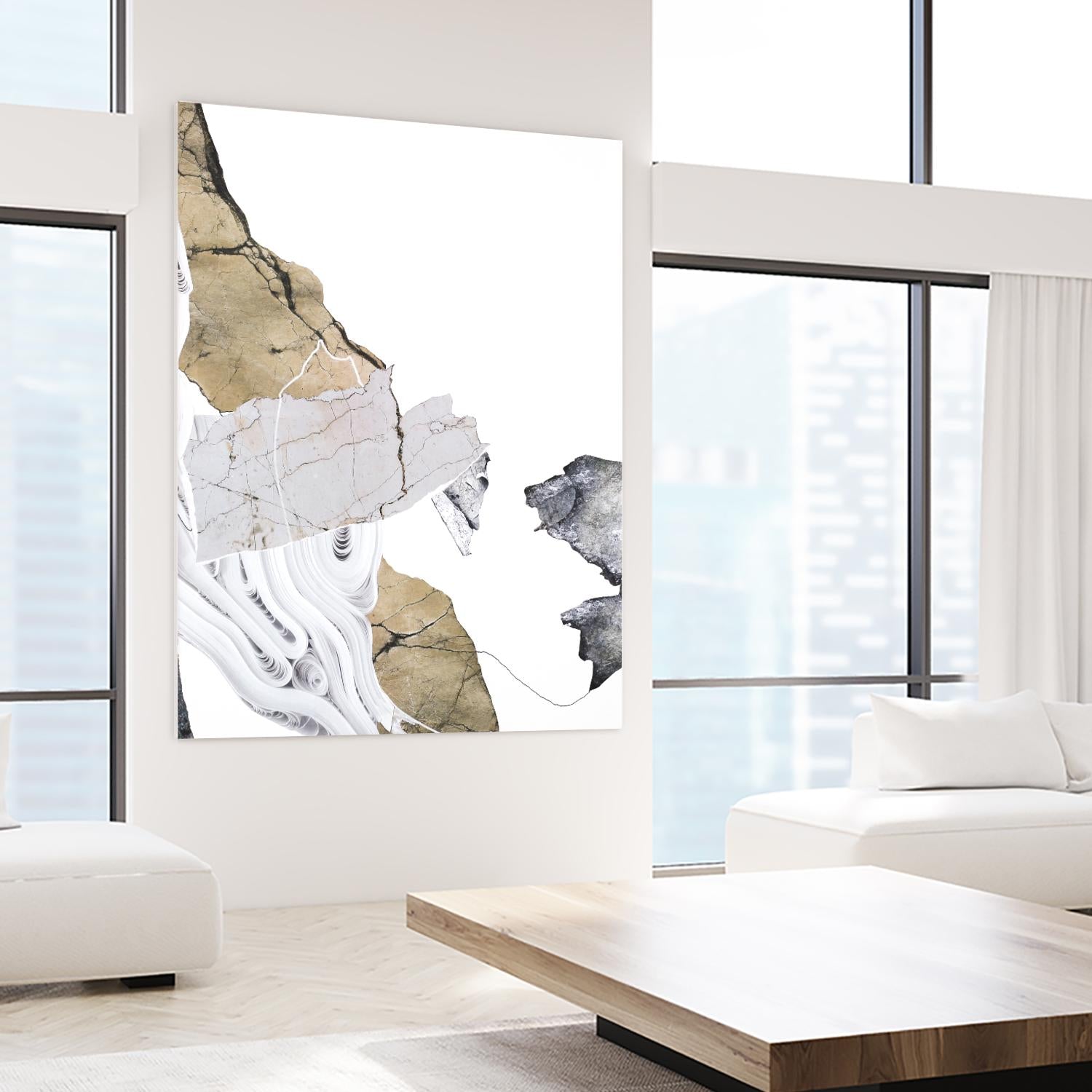 Paper Look 2 by Design Fabrikken on GIANT ART - multi abstracts, minimalist