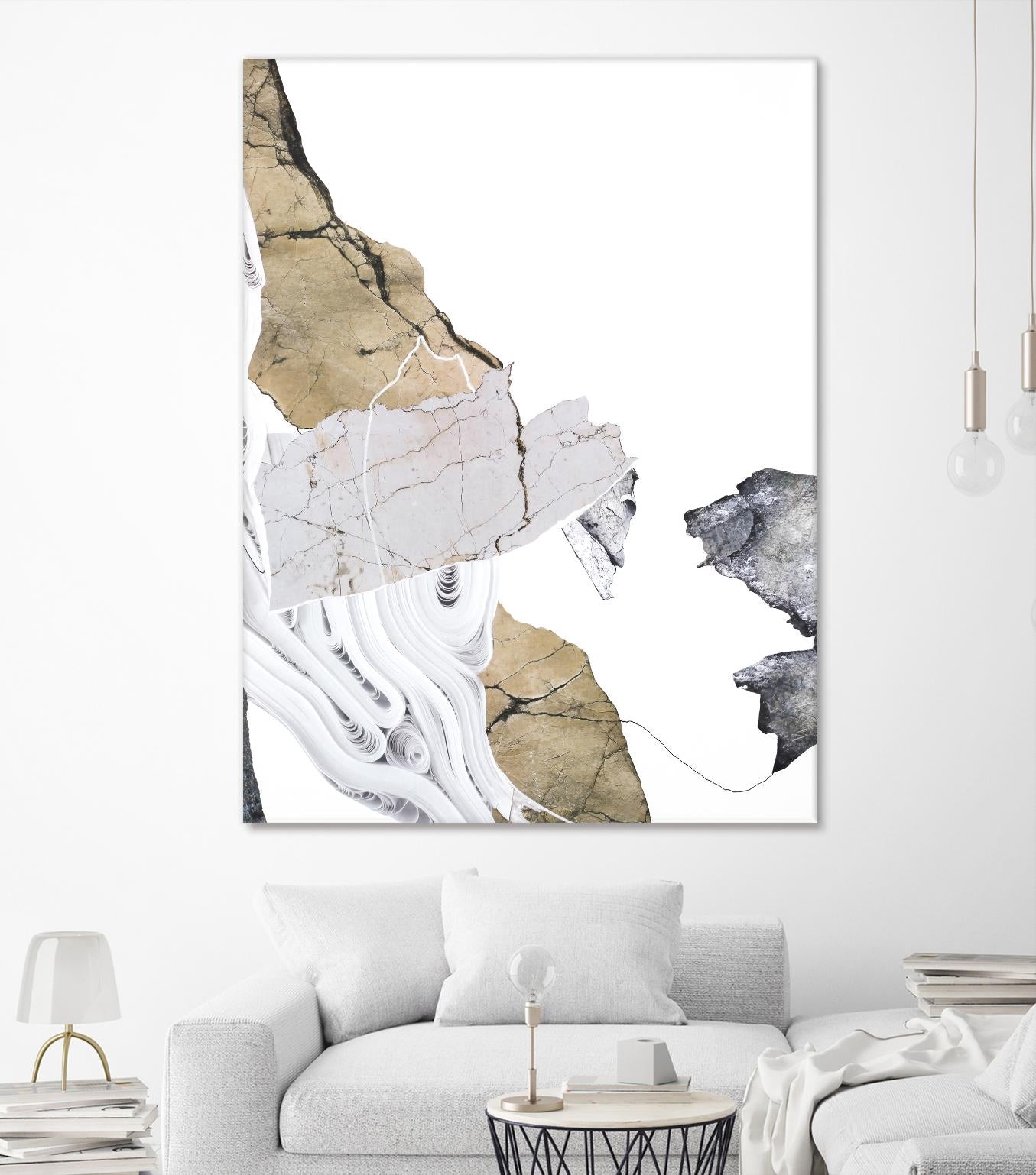 Paper Look 2 by Design Fabrikken on GIANT ART - multi abstracts, minimalist