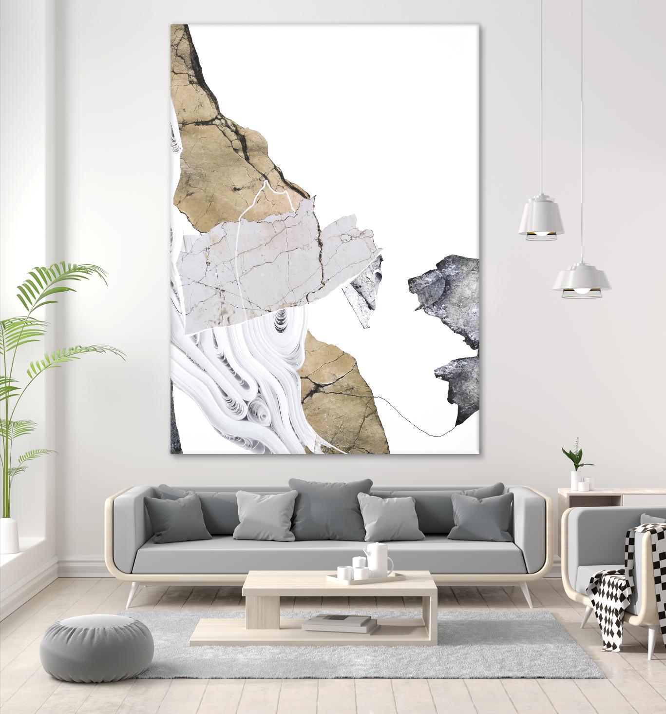 Paper Look 2 by Design Fabrikken on GIANT ART - multi abstracts, minimalist