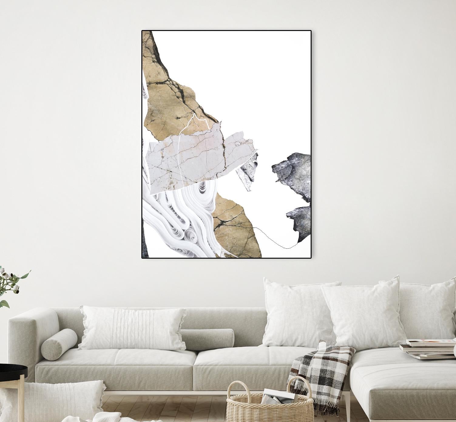 Paper Look 2 by Design Fabrikken on GIANT ART - multi abstracts, minimalist