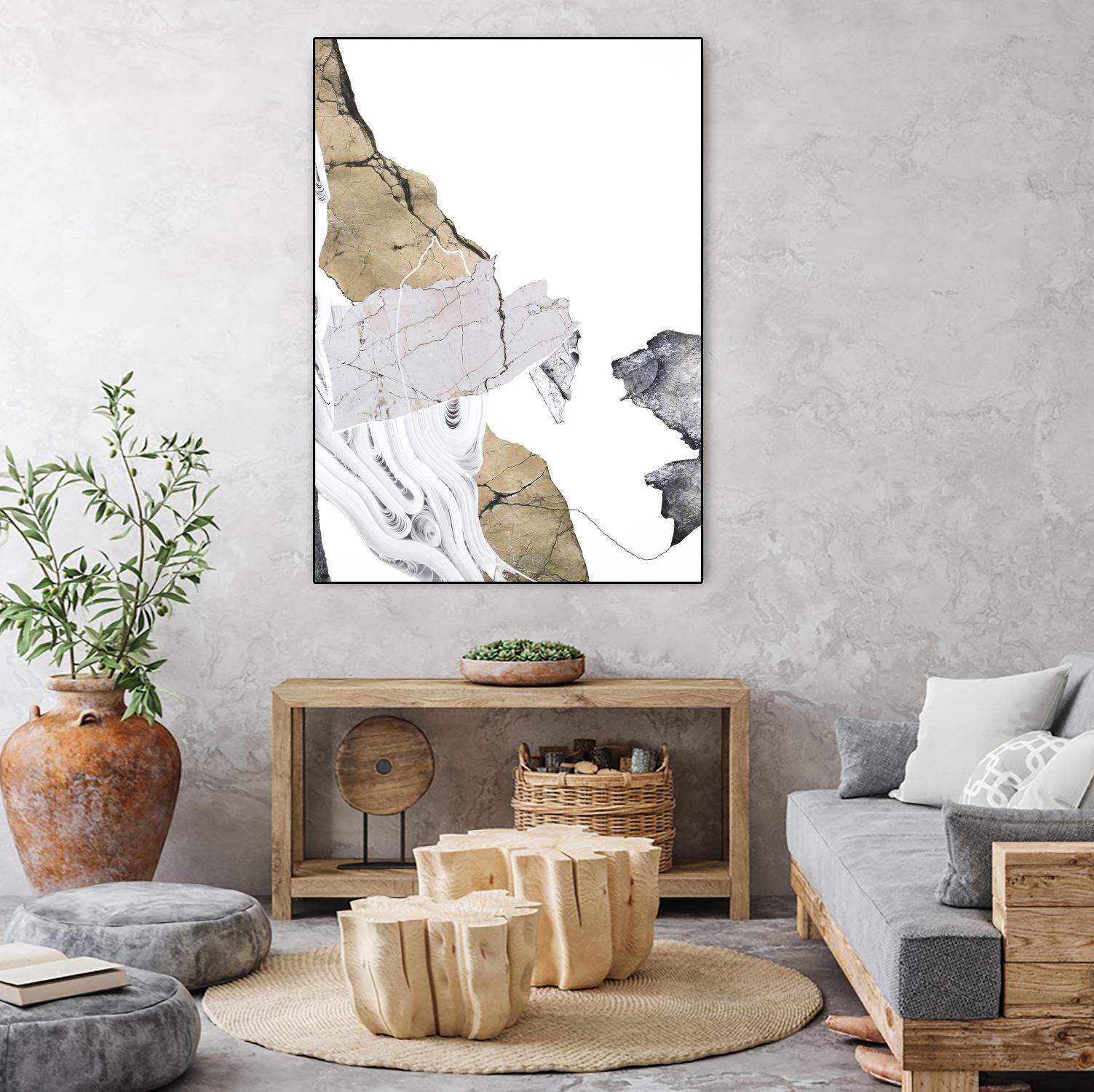 Paper Look 2 by Design Fabrikken on GIANT ART - multi abstracts, minimalist