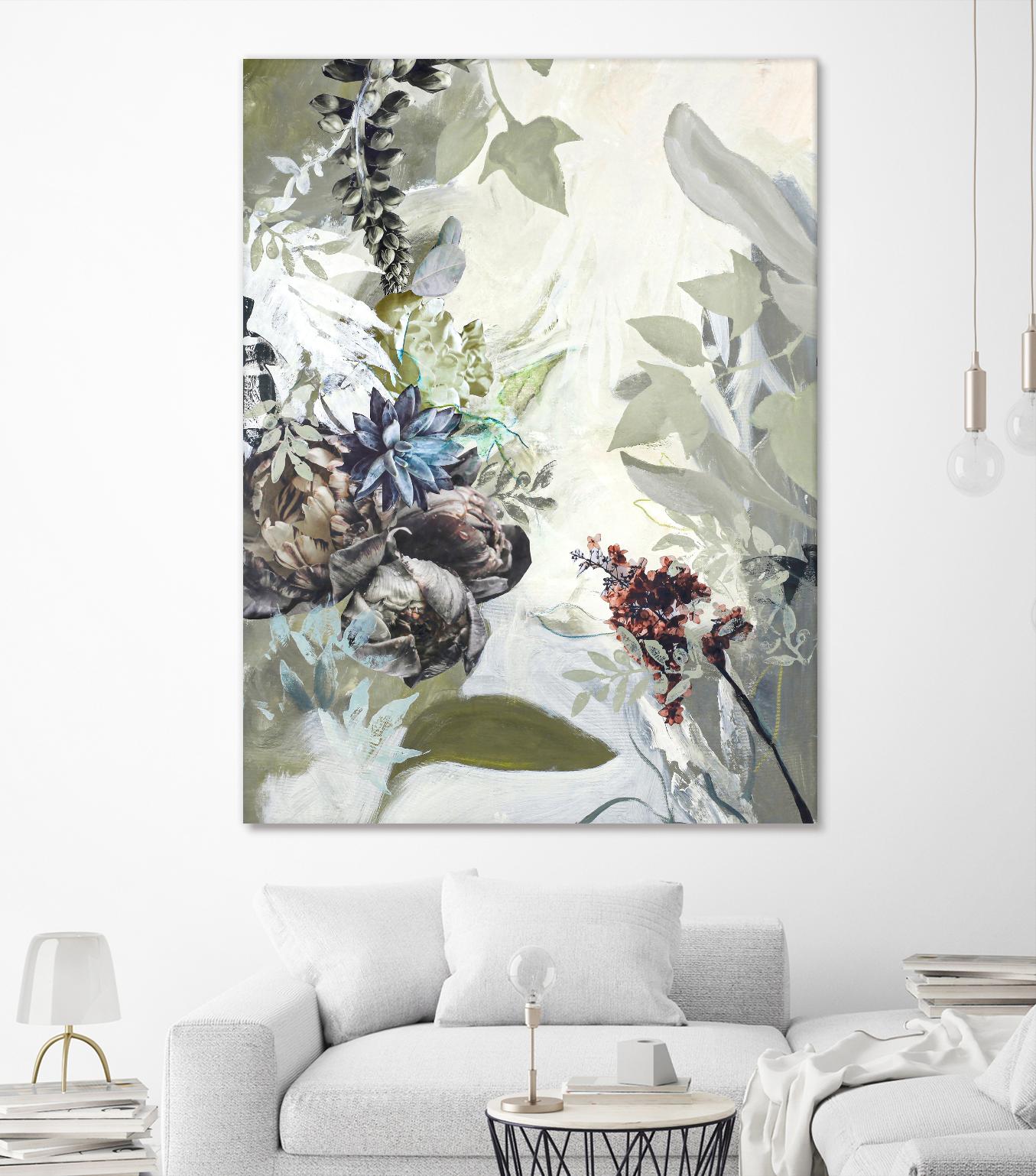 Green Garden by Design Fabrikken on GIANT ART - multi contemporary, floral/still life