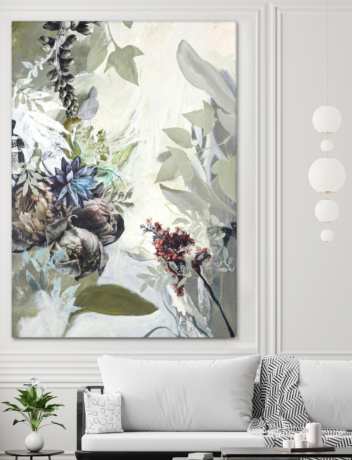 Green Garden by Design Fabrikken on GIANT ART - multi contemporary, floral/still life