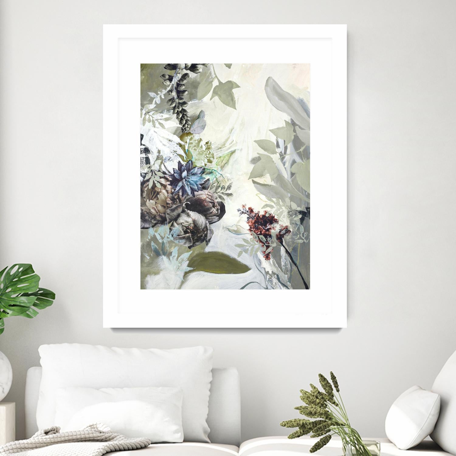 Green Garden by Design Fabrikken on GIANT ART - multi contemporary, floral/still life
