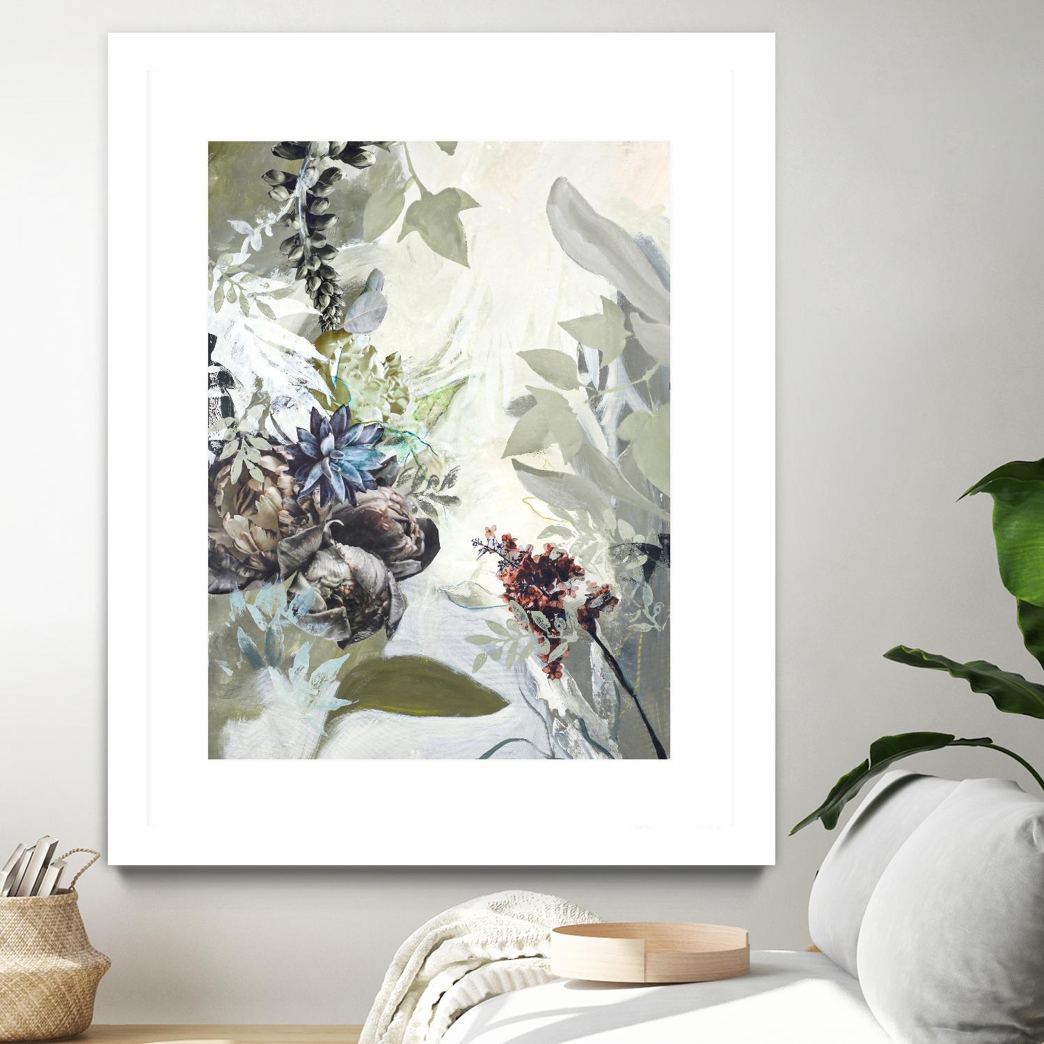 Green Garden by Design Fabrikken on GIANT ART - multi contemporary, floral/still life